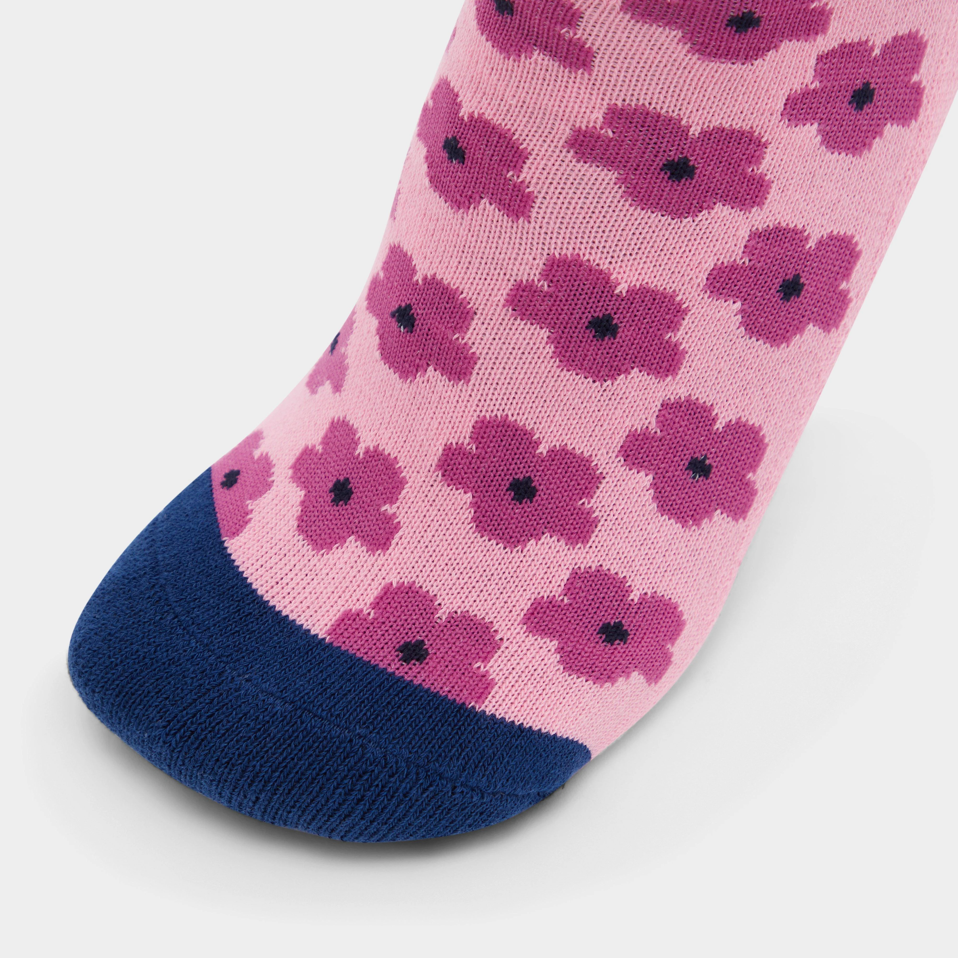3 Pack Socks Navy Geo Floral - Image 4