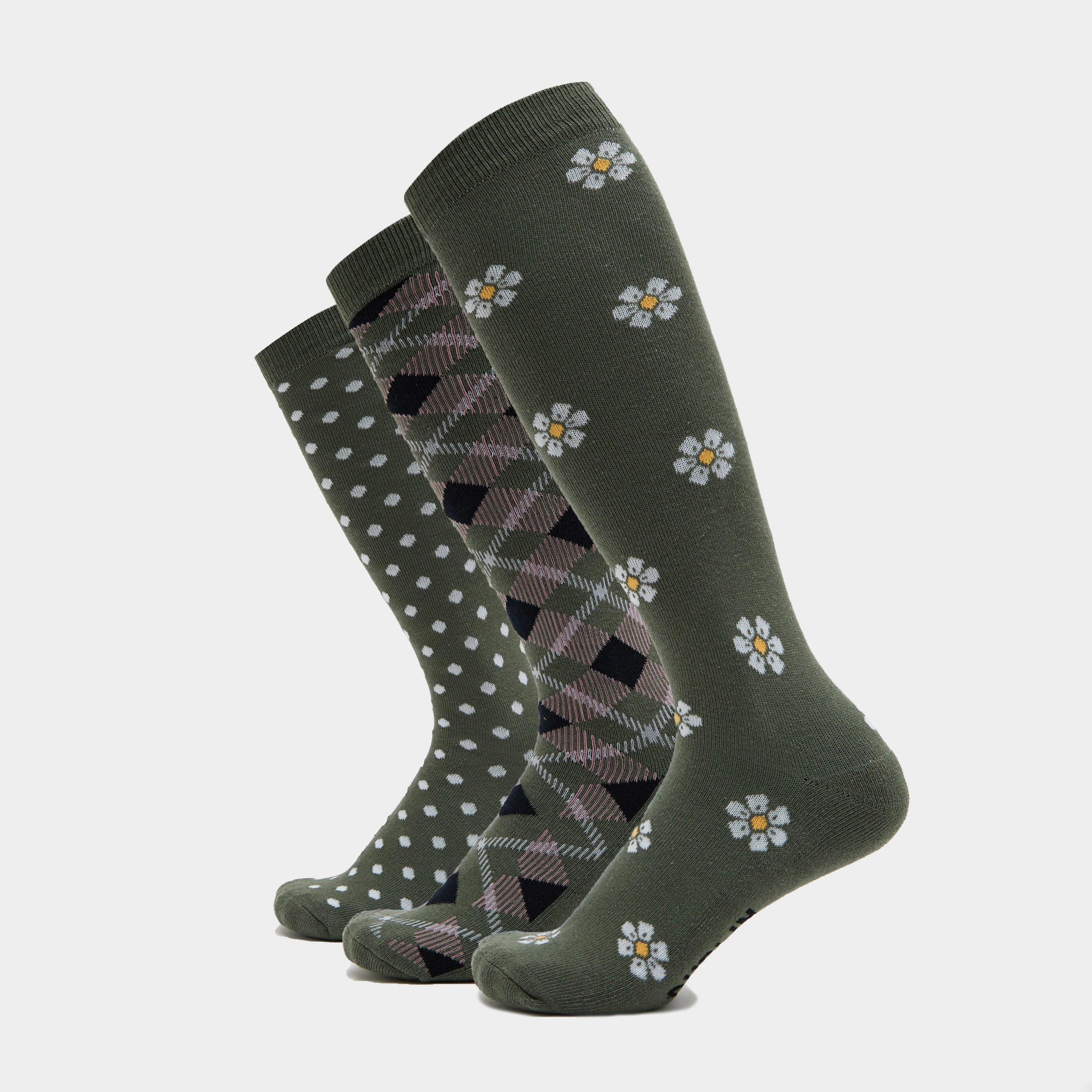 3 Pack Socks Olive - Image 3
