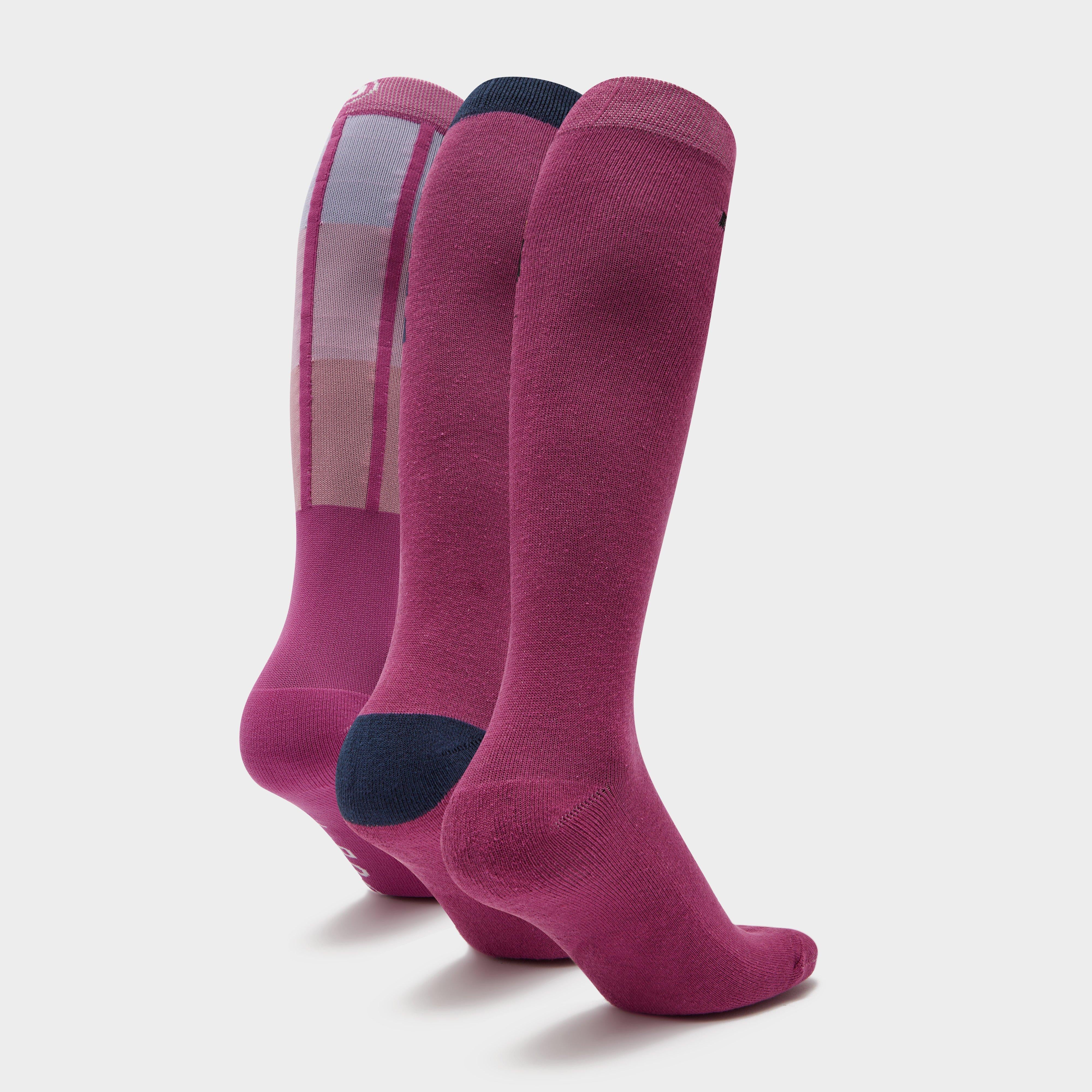 3 Pack Socks Red Violet Horse Face - Image 3