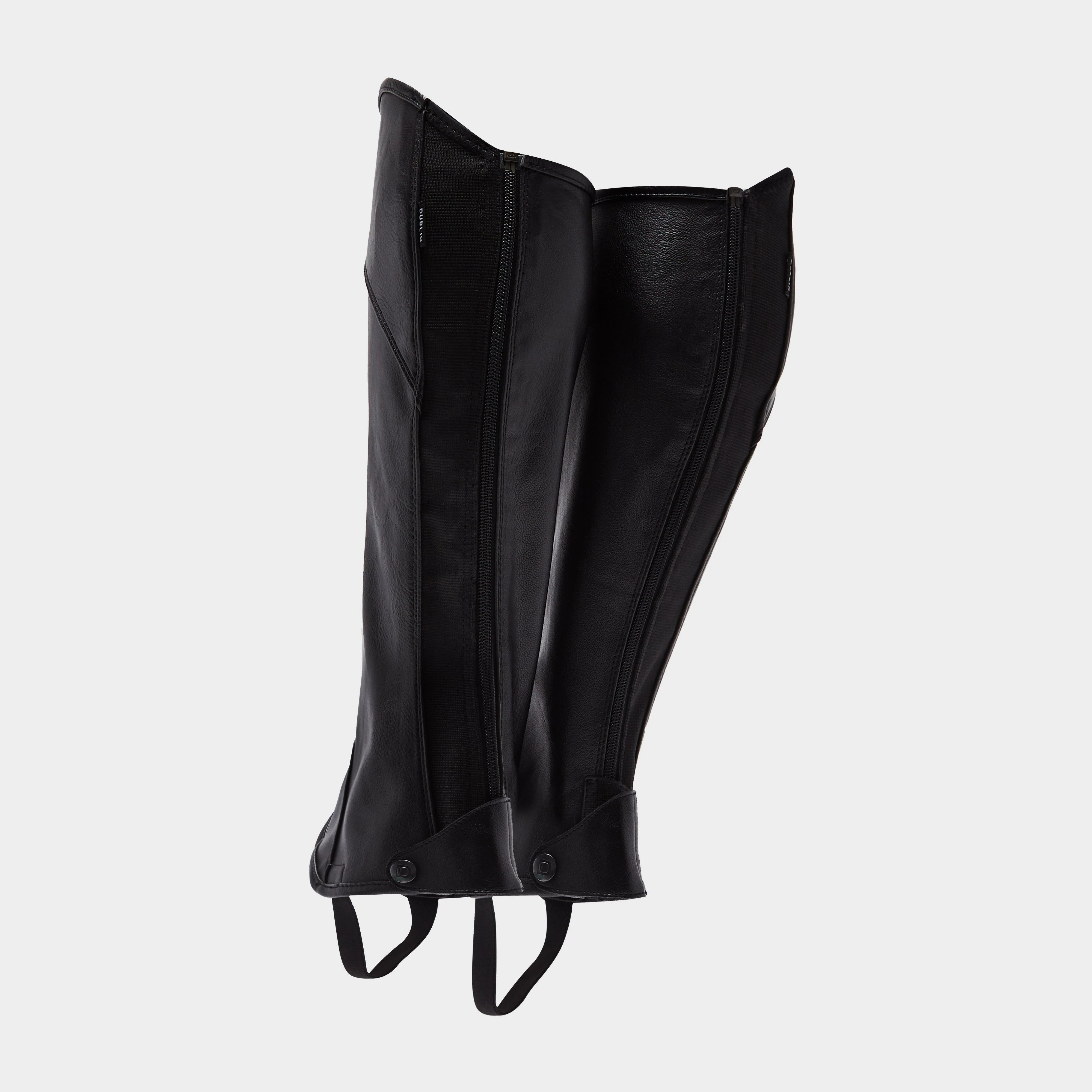 Adults Stretch Fit Half Chaps Black - Image 3