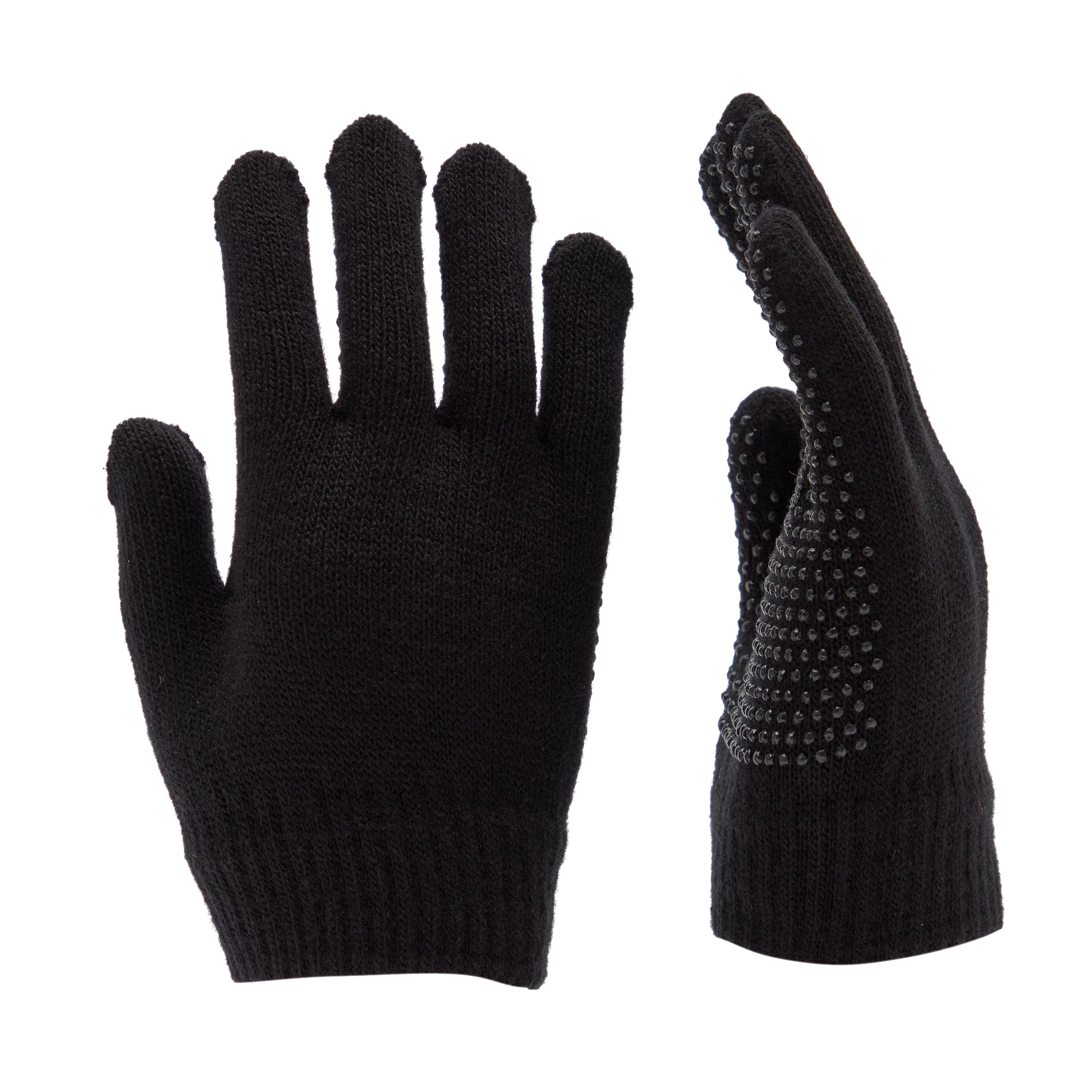Childs Magic Pimple Riding Gloves Black - Image 5