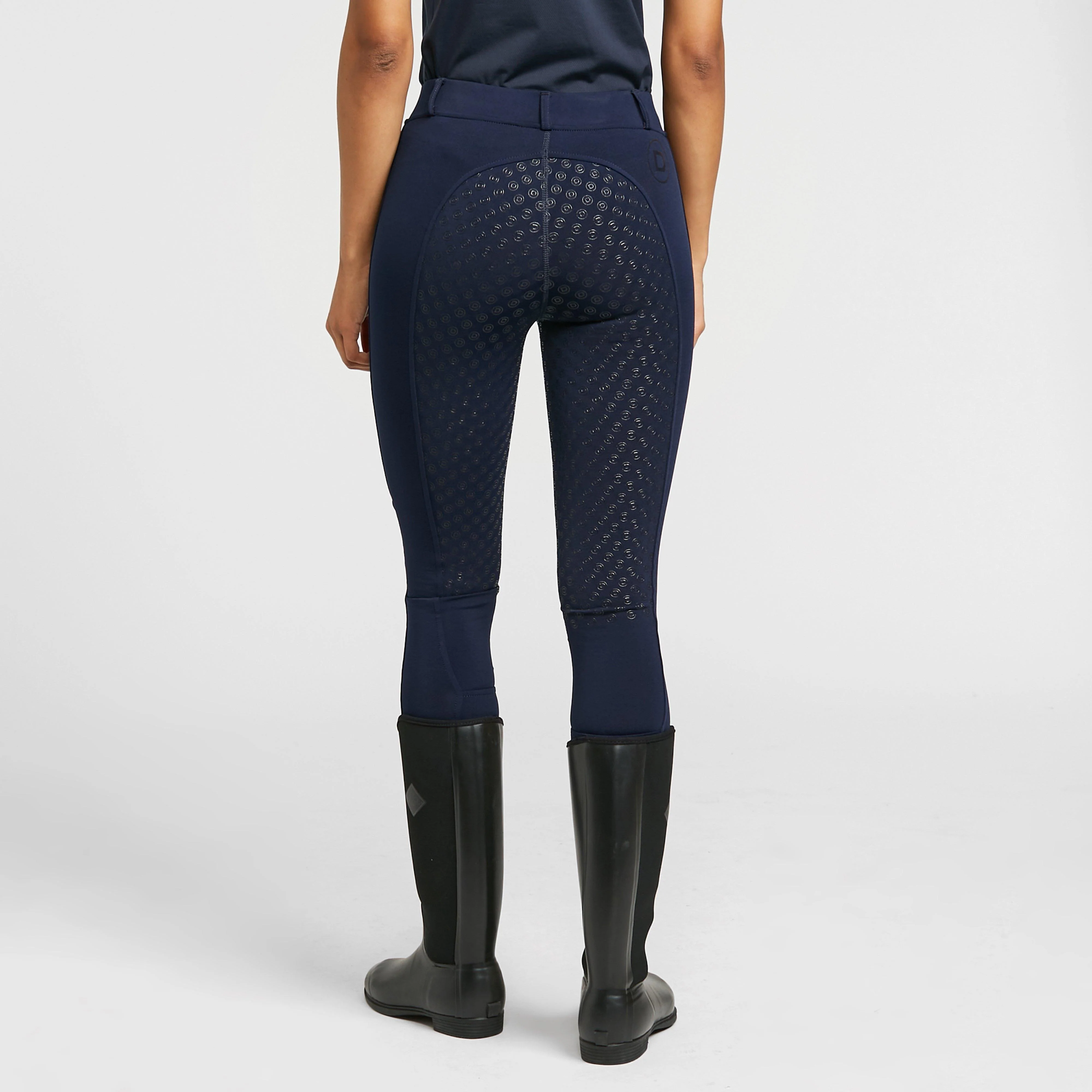 Childs Performance Cool-It Riding Tights Navy - Image 2