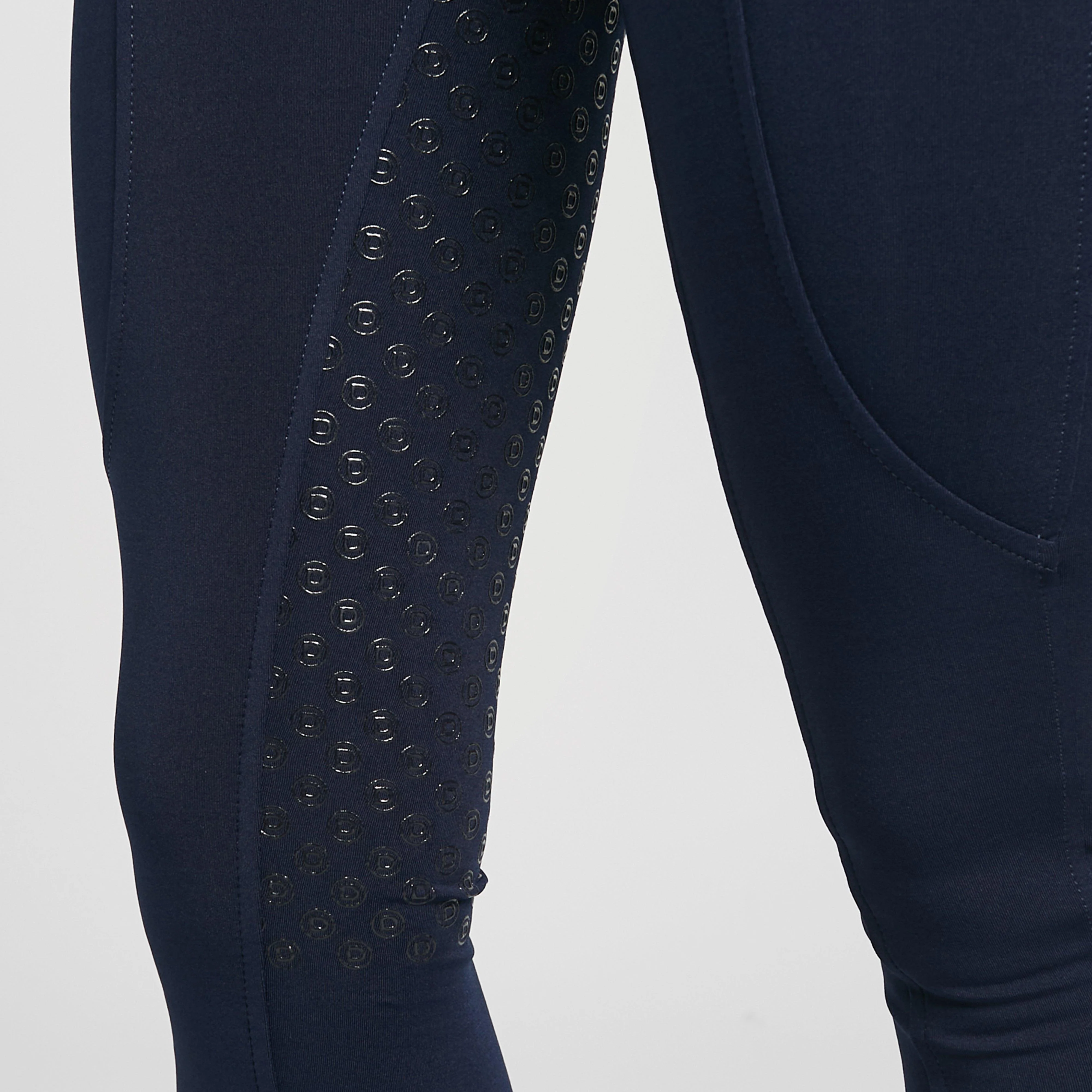 Childs Performance Cool-It Riding Tights Navy - Image 4