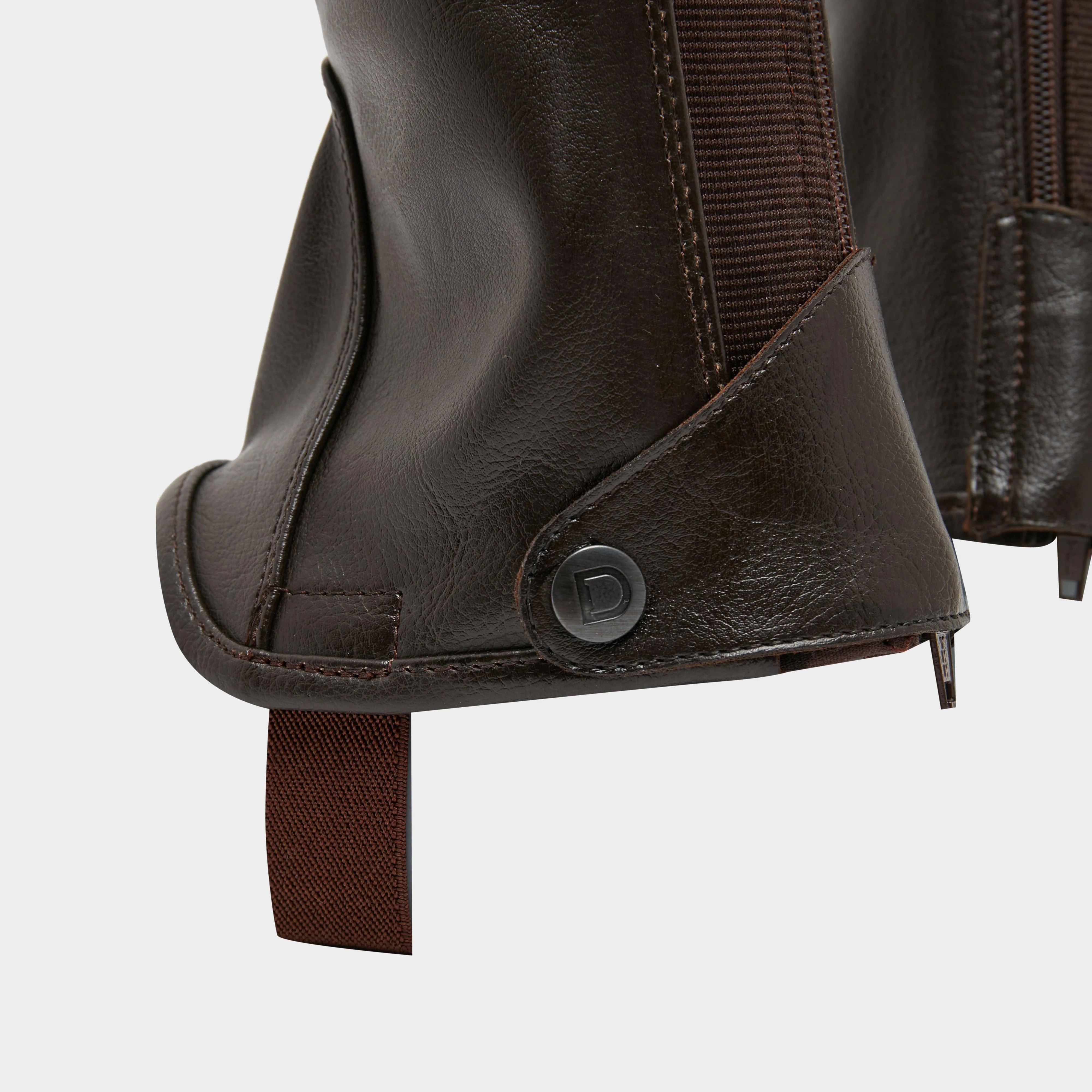 Childs Stretch Fit Half Chaps Brown - Image 4