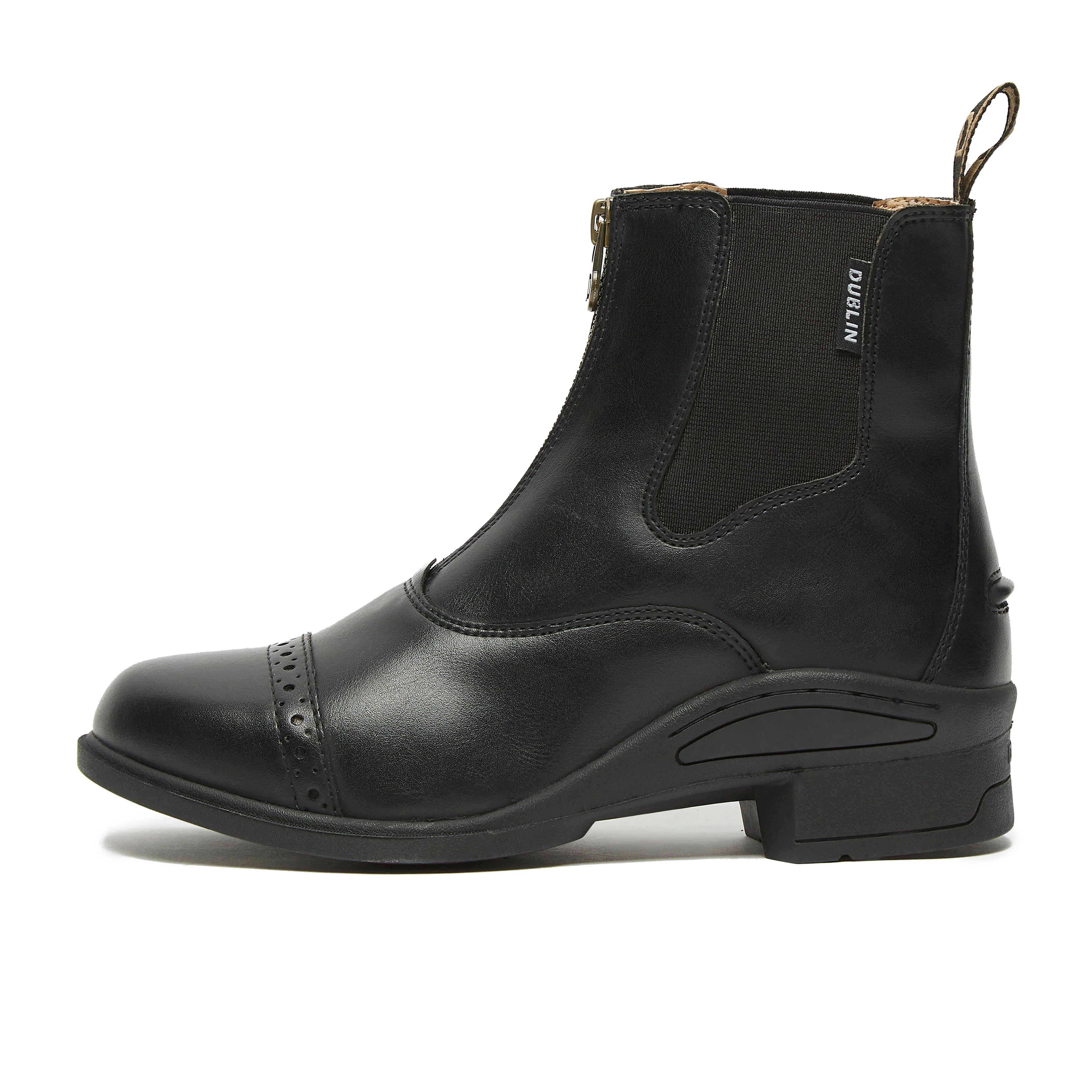 Kids Altitude Zip Paddock Boots Black - Image 13
