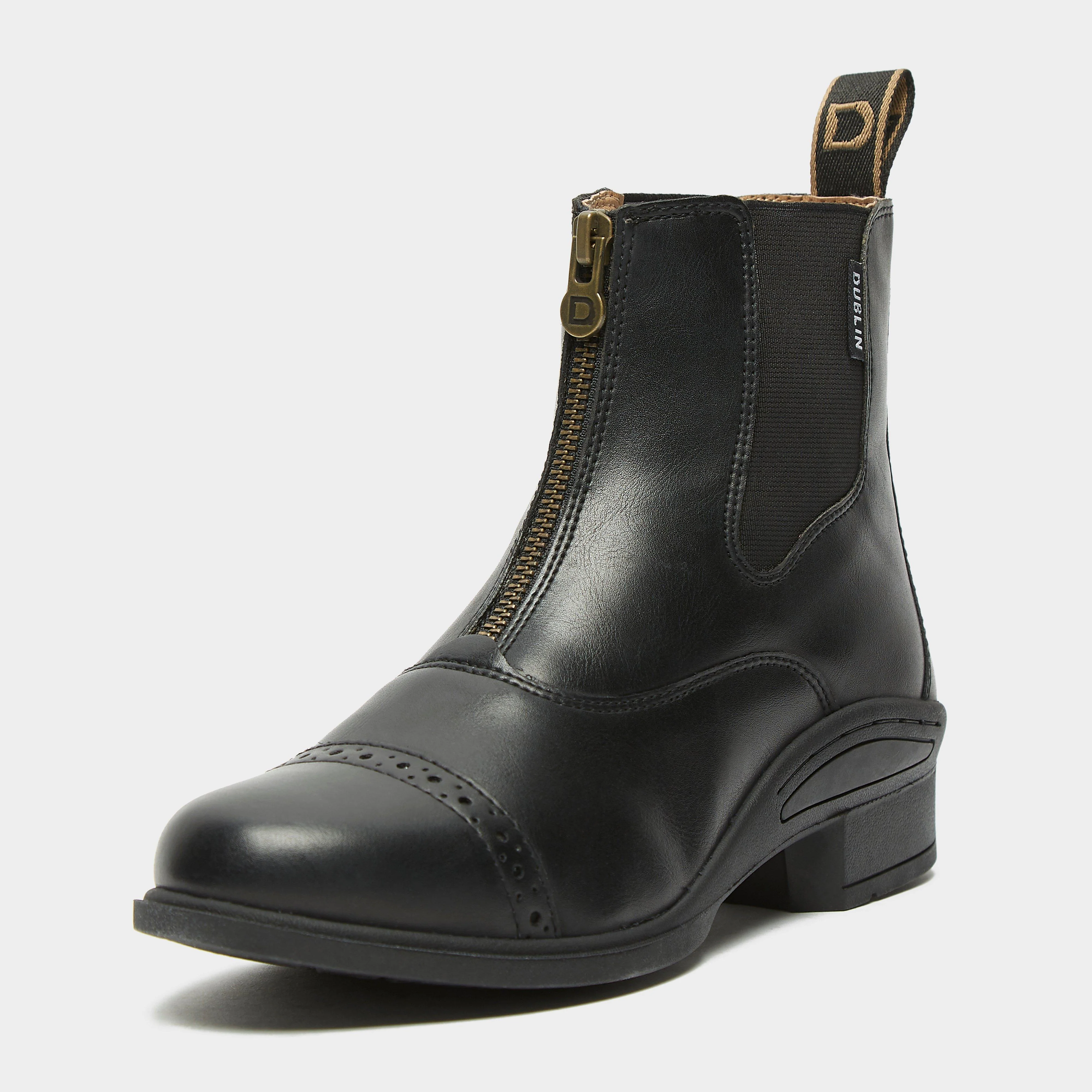 Kids Altitude Zip Paddock Boots Black - Image 5