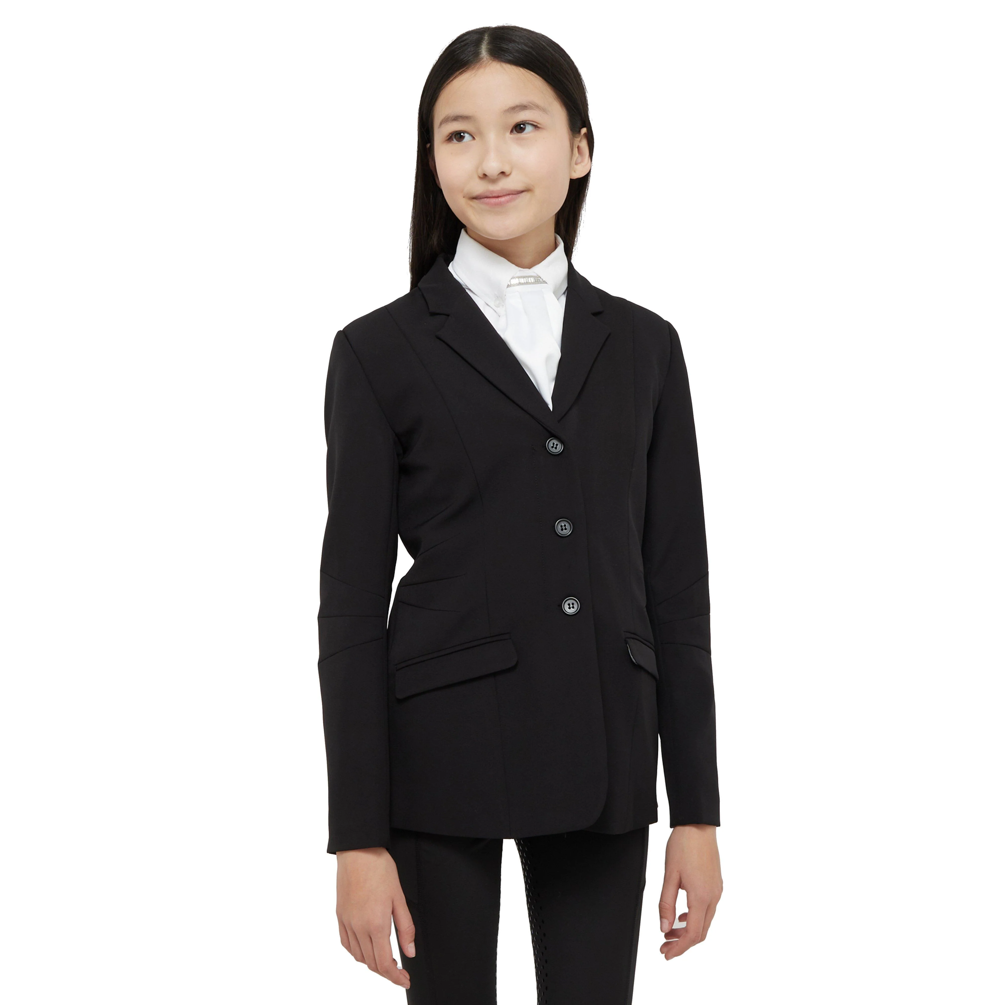 Kids Casey Tailored Show Jacket Black - Image 6