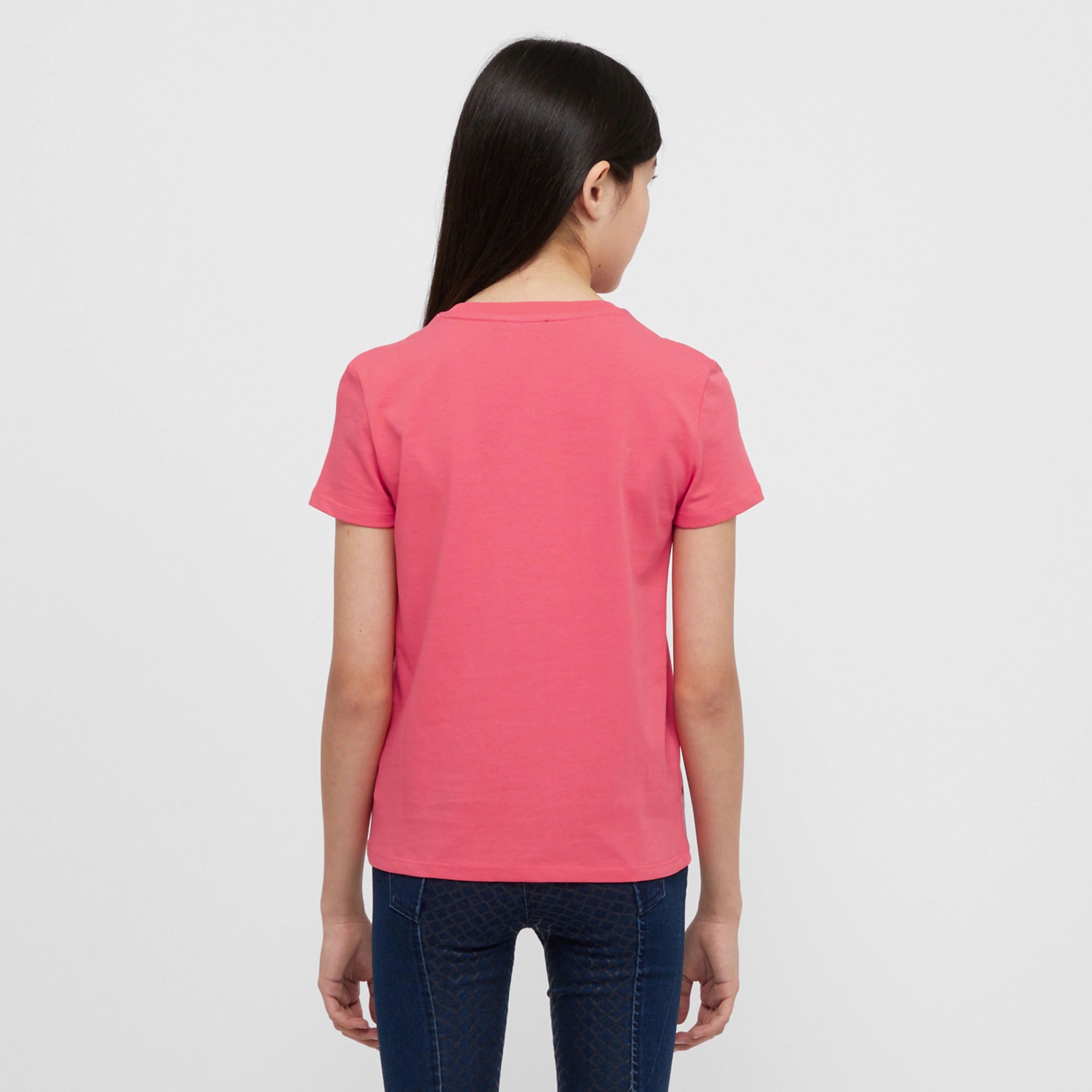 Kids Tilly Tee Coral Rainbow Horse - Image 2