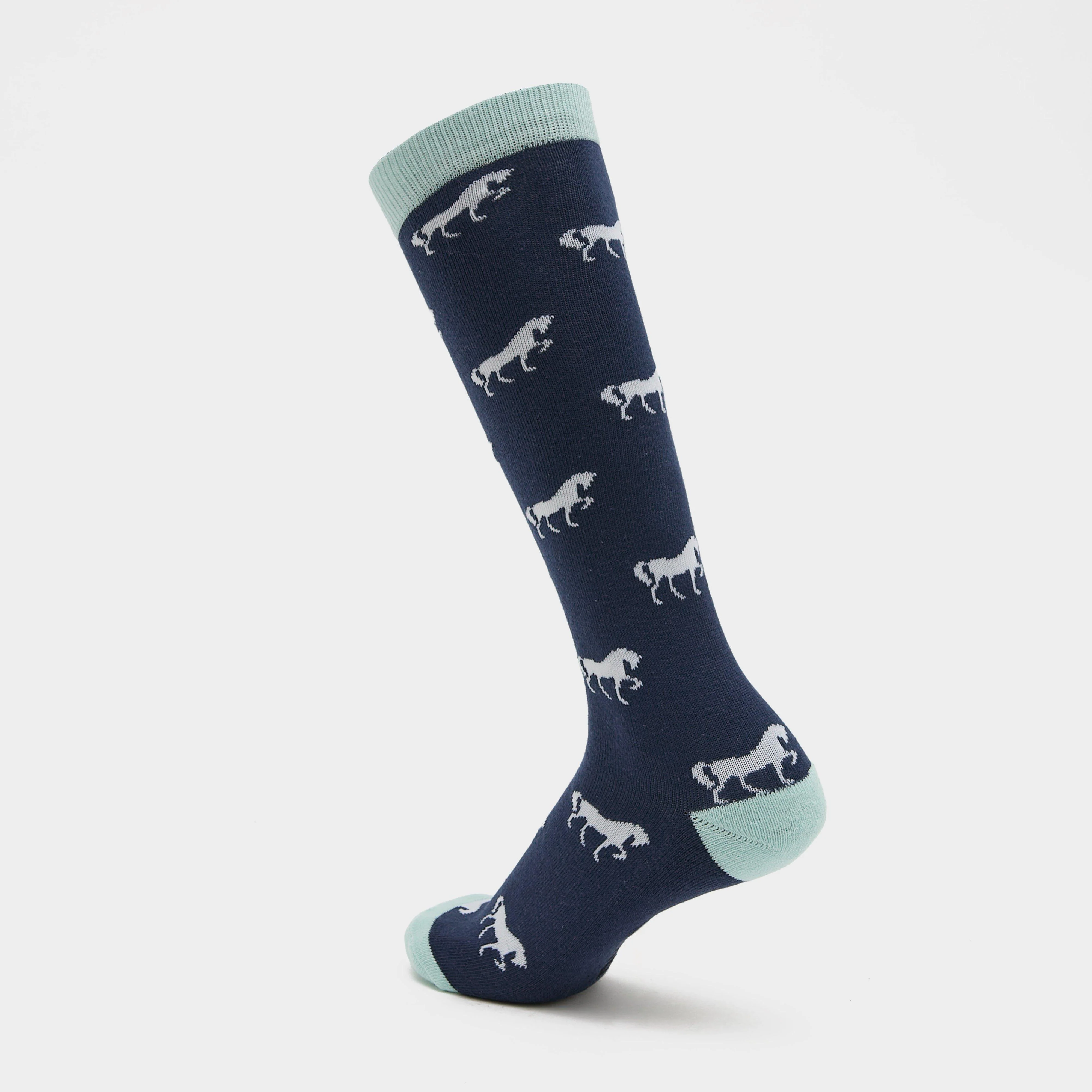 Single Pack Socks Naval Academy/White Horses - Image 2