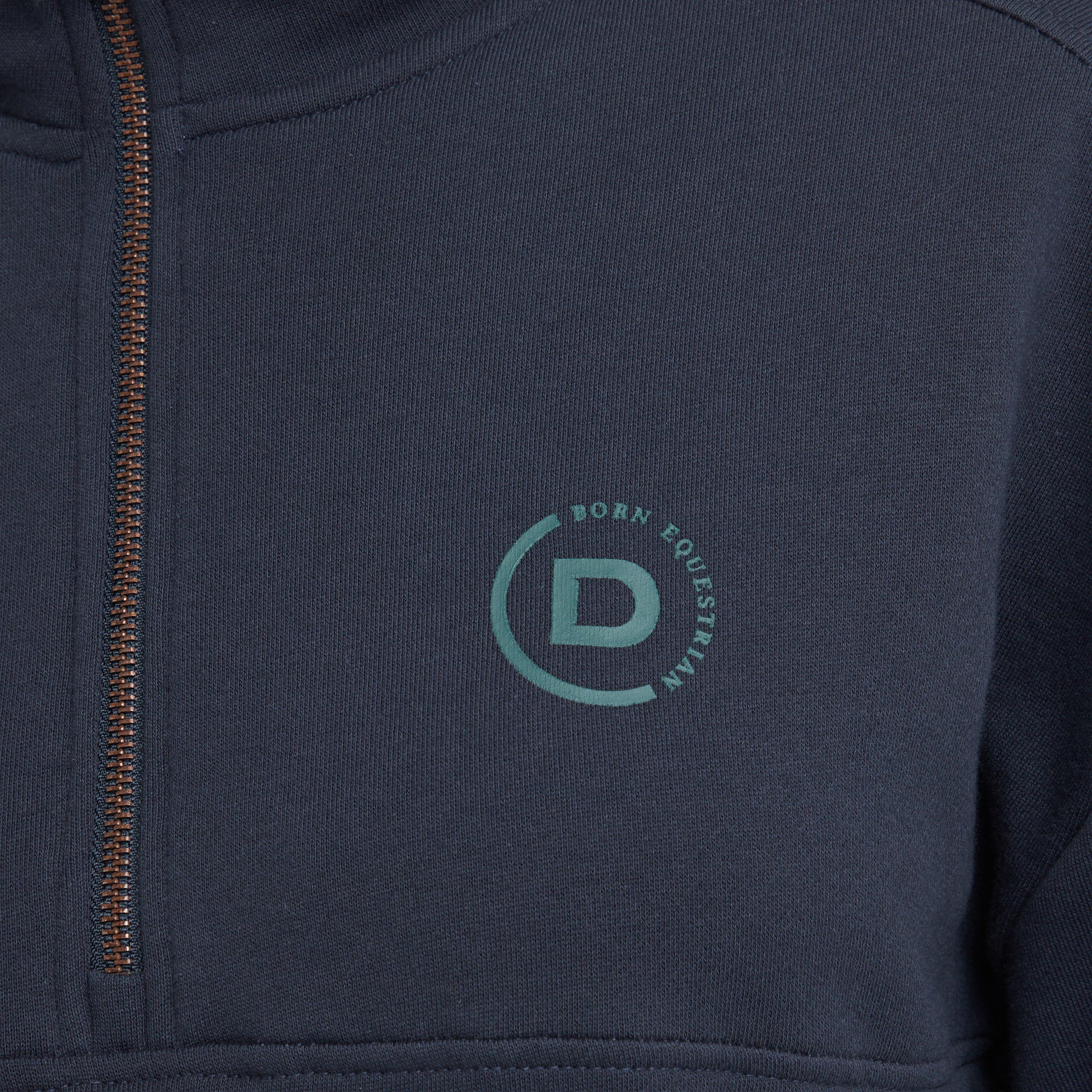 Womens 1/4 Zip Fleece Pullover Navy - Image 5