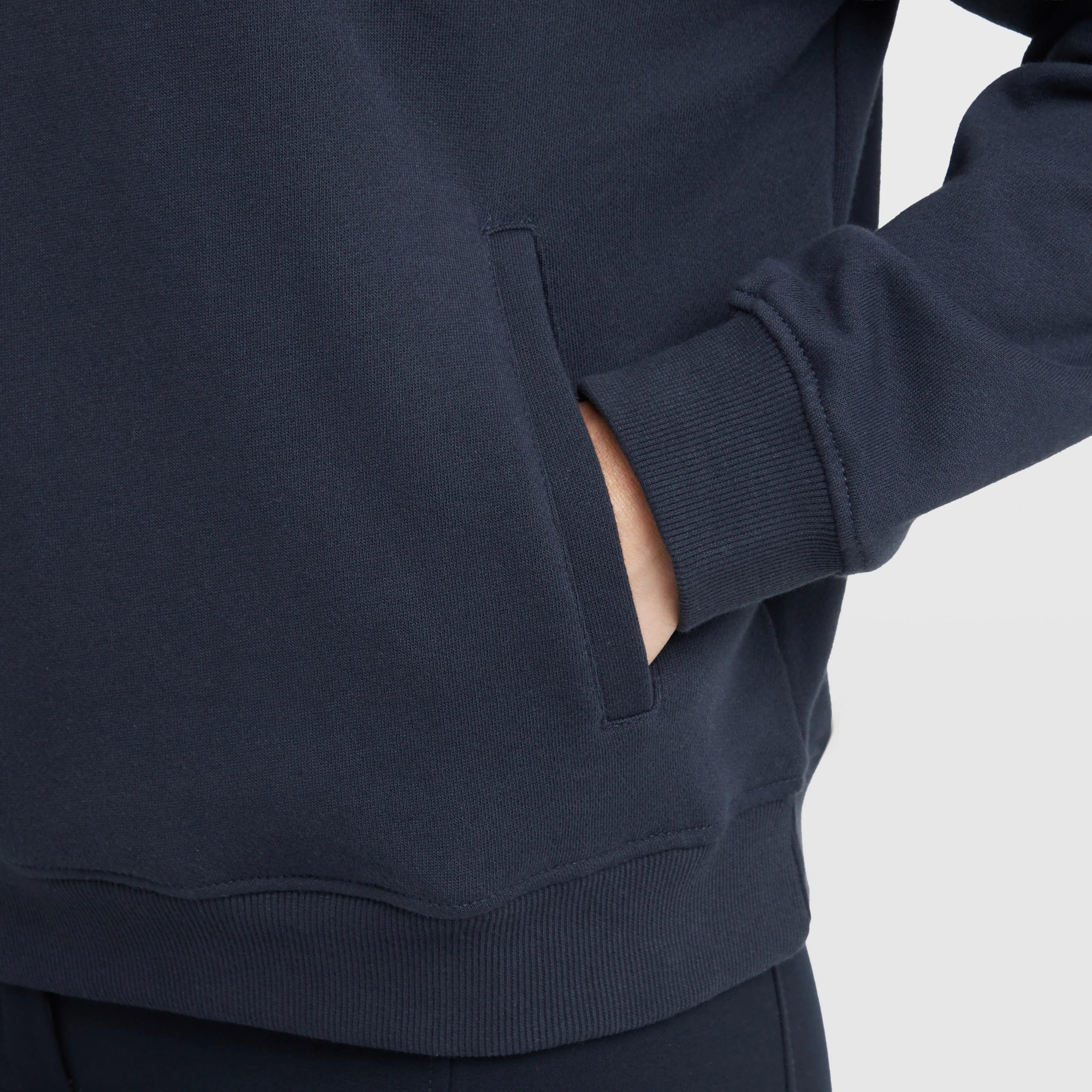 Womens 1/4 Zip Fleece Pullover Navy - Image 6