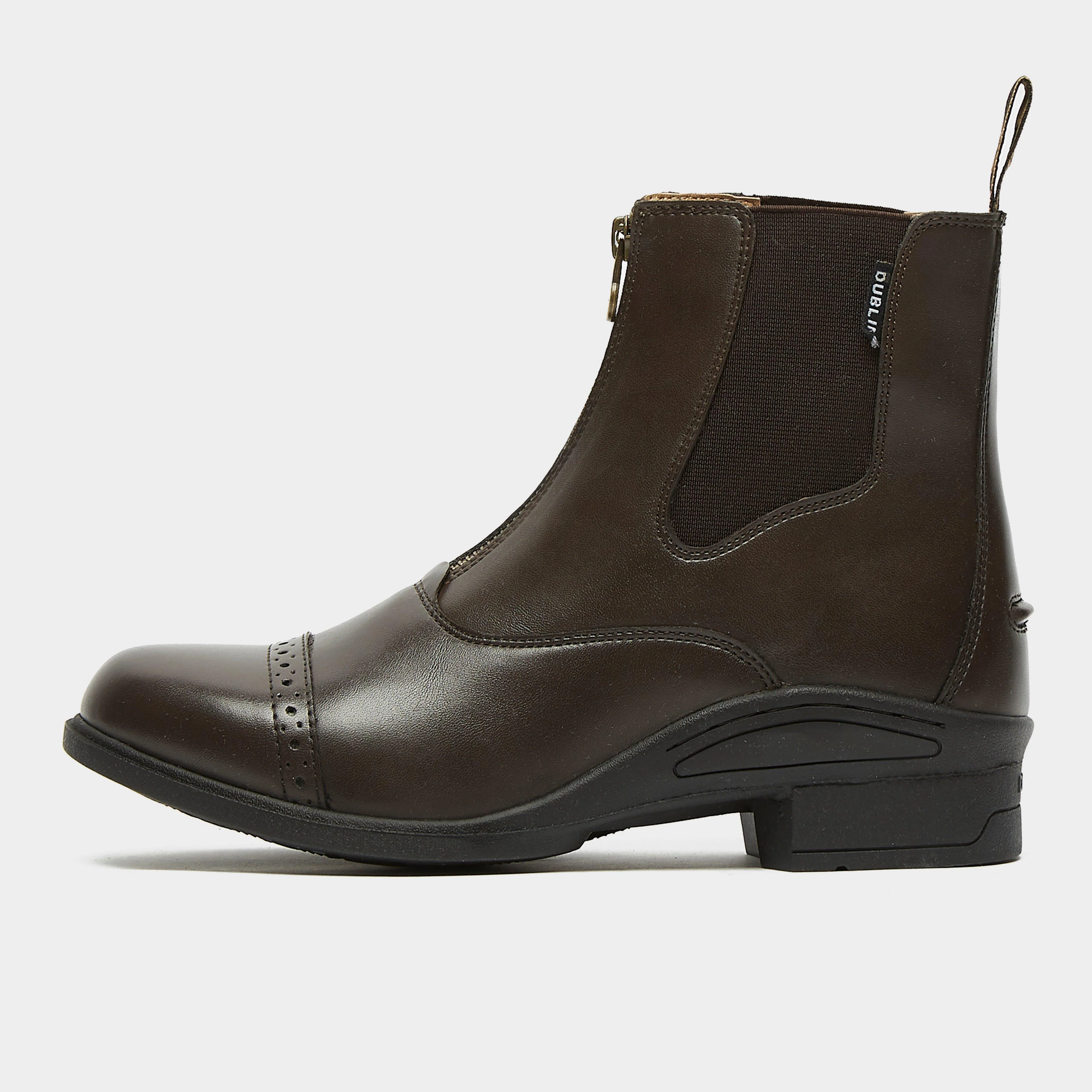 Womens Altitude Zip Paddock Boots Brown - Image 2