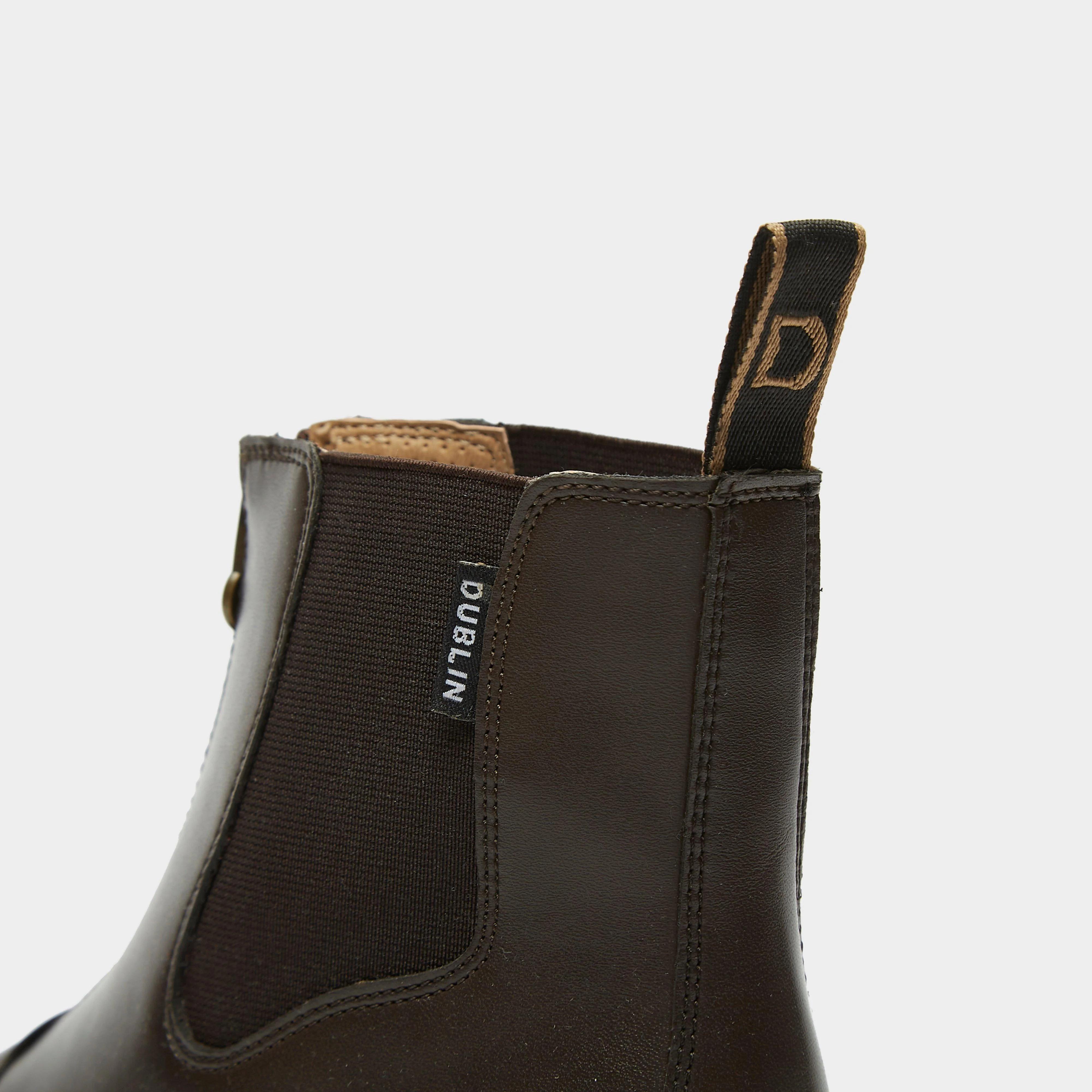 Womens Altitude Zip Paddock Boots Brown - Image 7
