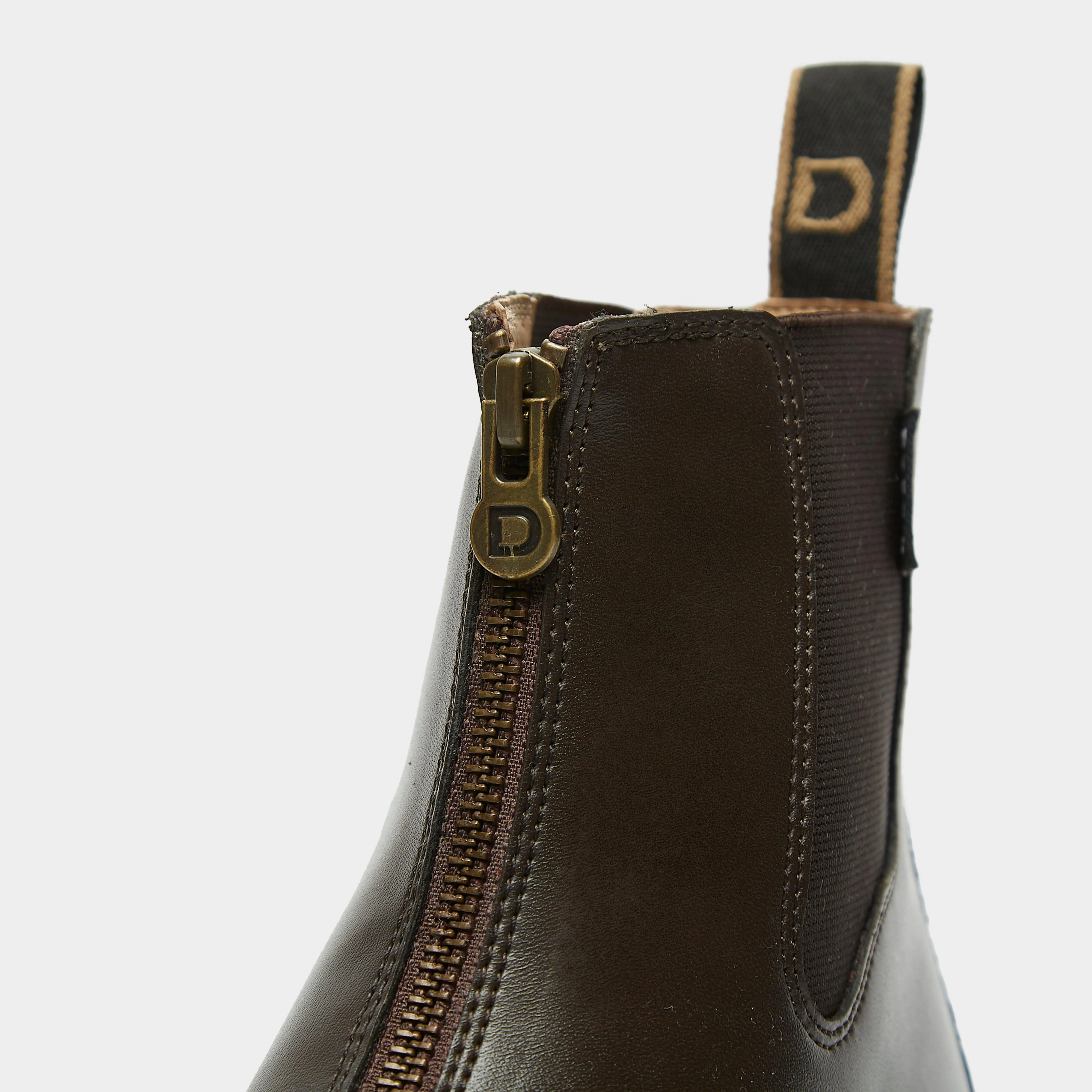 Womens Altitude Zip Paddock Boots Brown - Image 9
