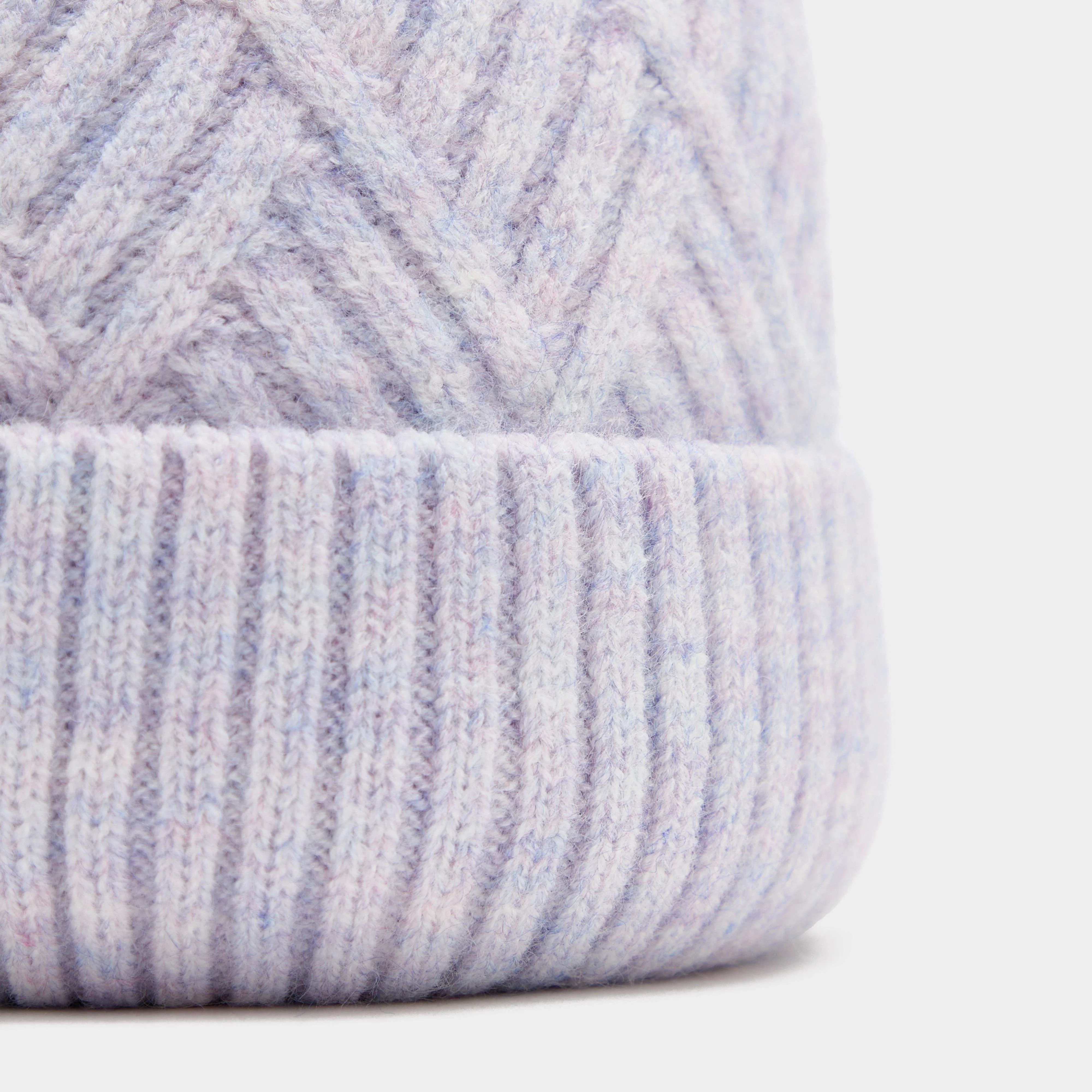 Womens Bea Beanie Purple Marle - Image 3
