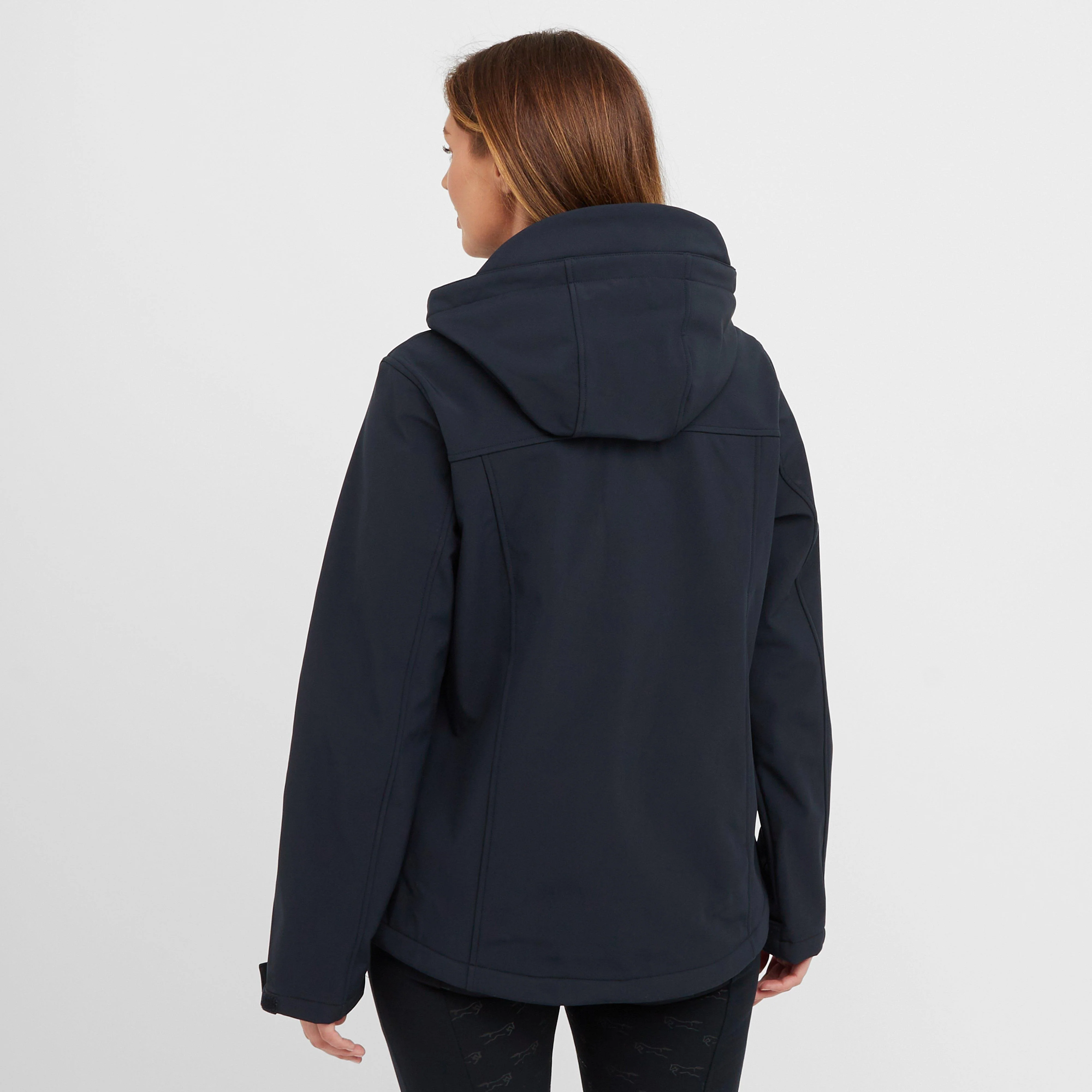 Womens Bonded Jacket Navy - Image 2
