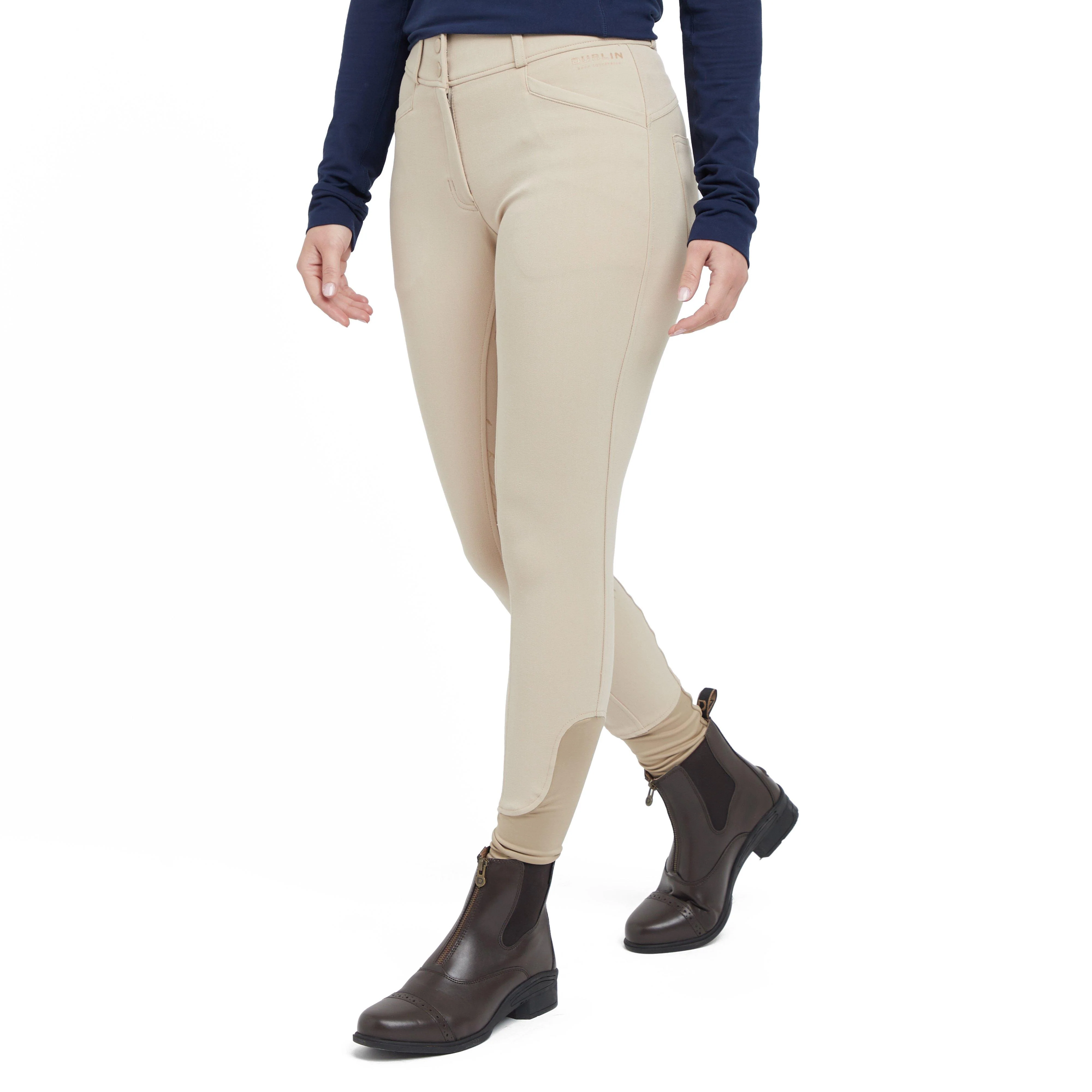 Womens Cammy Comfort Twill Breeches Biscuit - Image 10