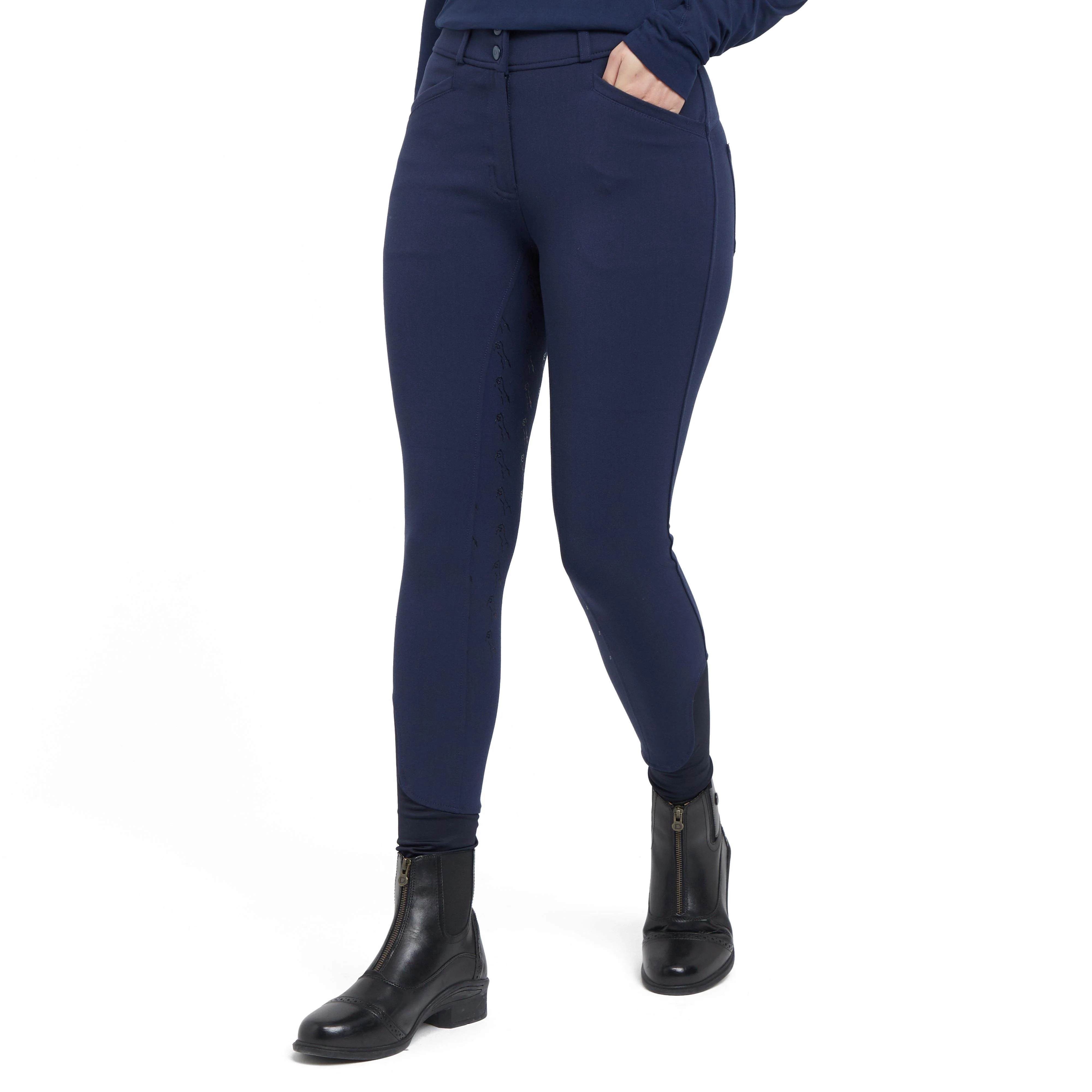 Womens Cammy Comfort Twill Breeches Navy Academy - Image 10