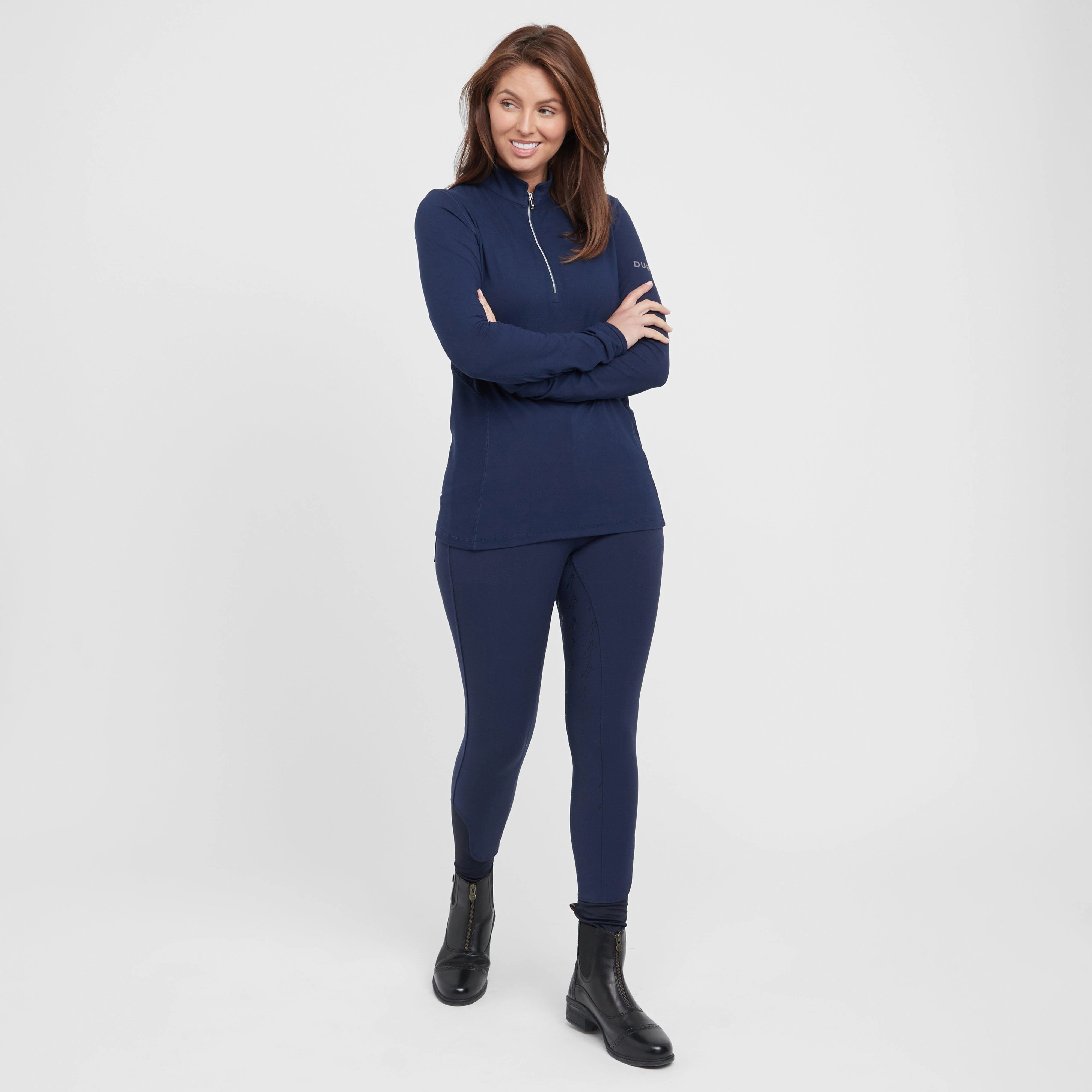 Womens Cammy Comfort Twill Breeches Navy Academy - Image 3
