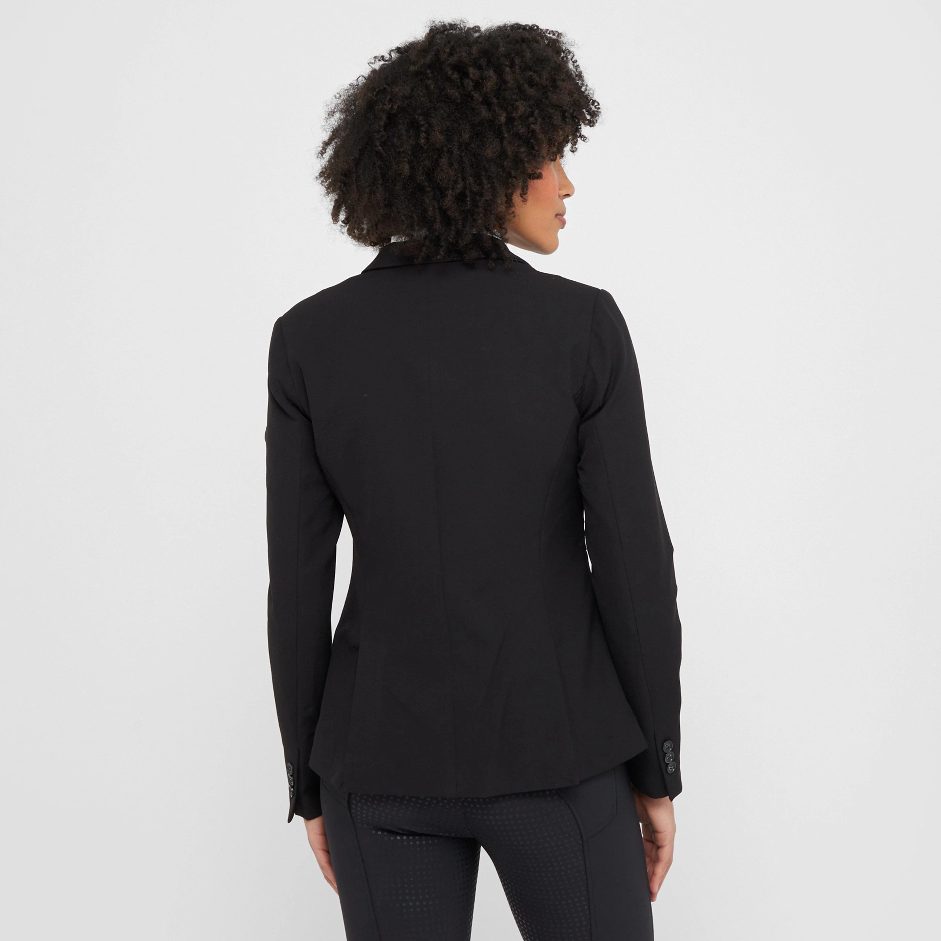 Womens Casey Tailored Show Jacket Black - Image 3