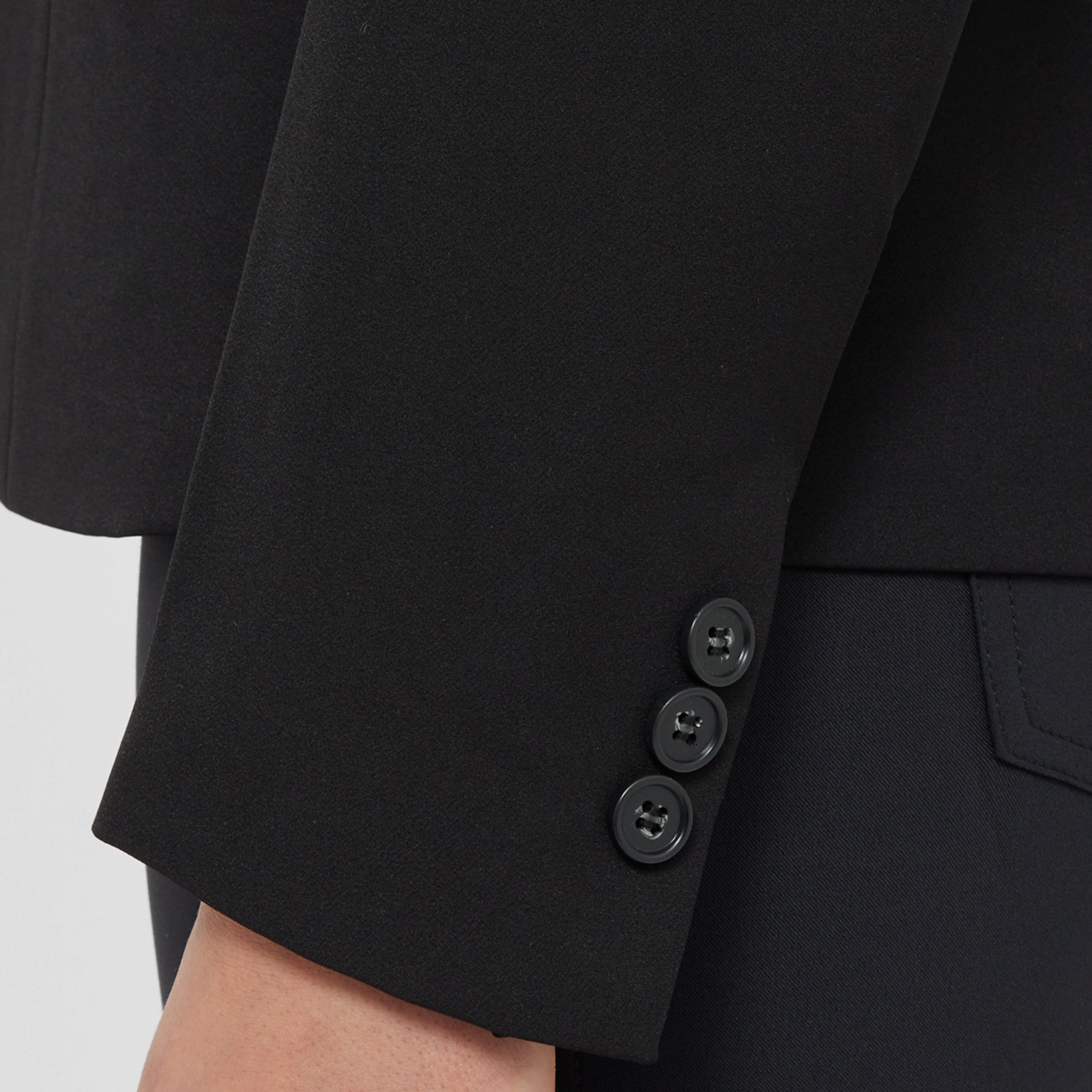 Womens Casey Tailored Show Jacket Black - Image 6