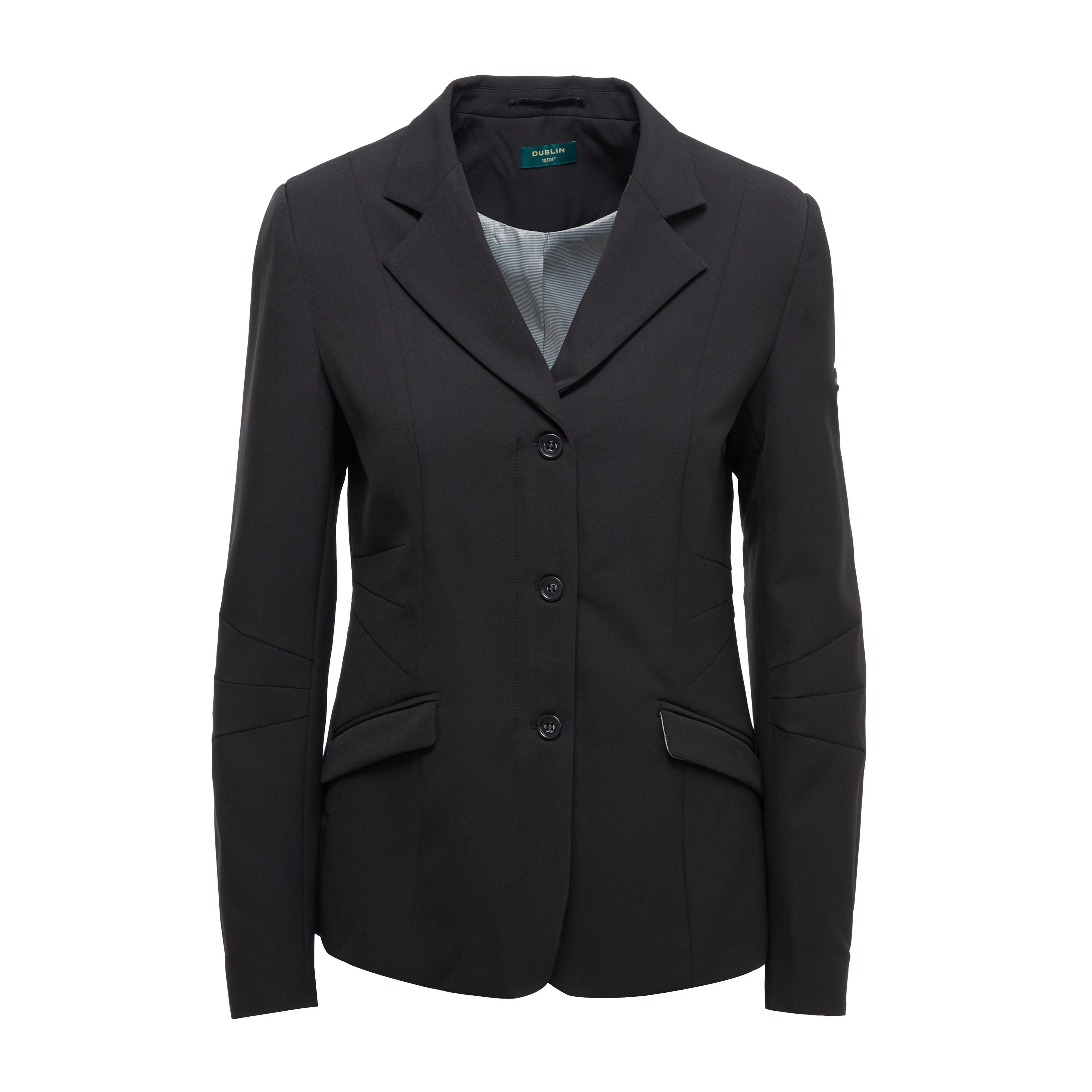Womens Casey Tailored Show Jacket Black - Image 7