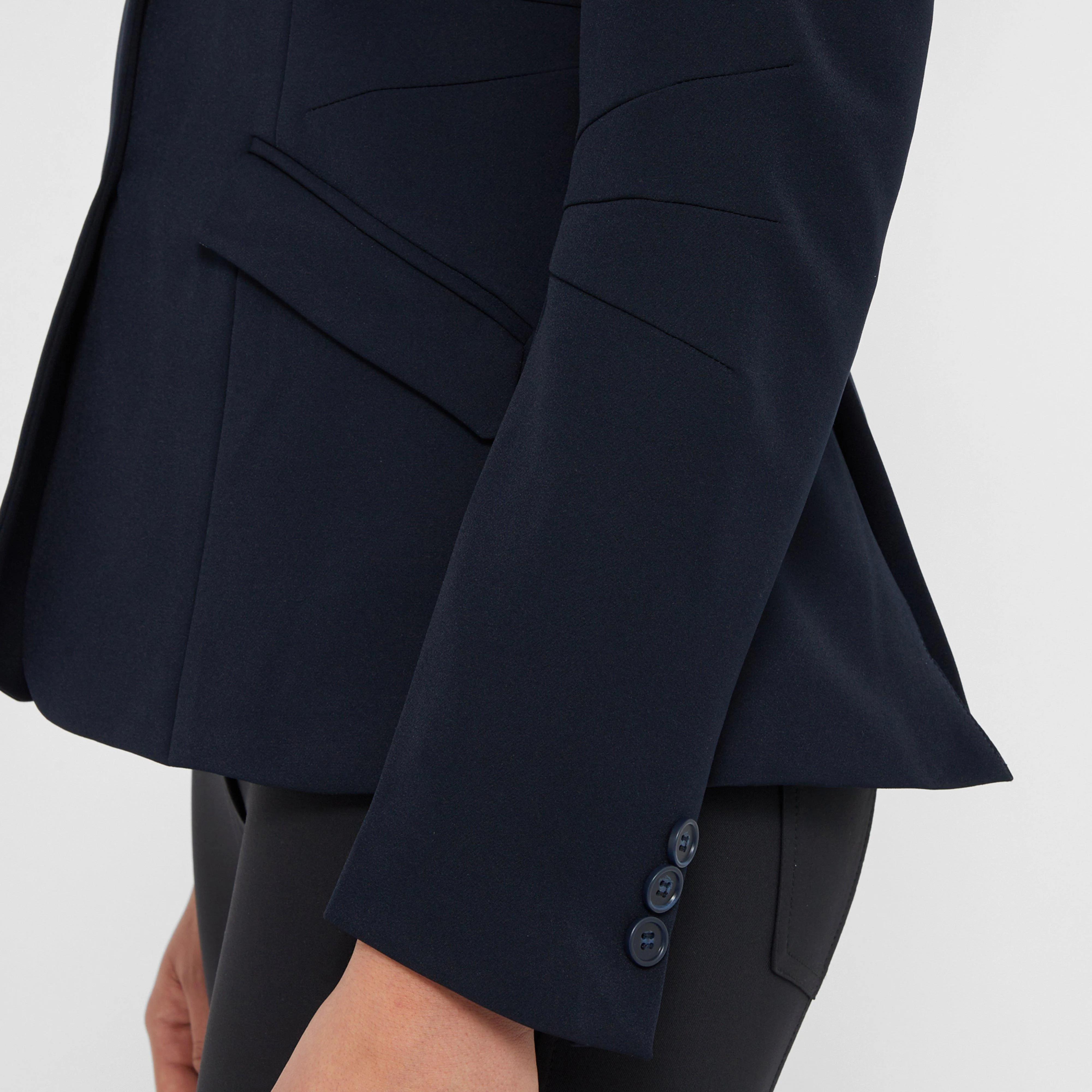 Womens Casey Tailored Show Jacket Navy - Image 5