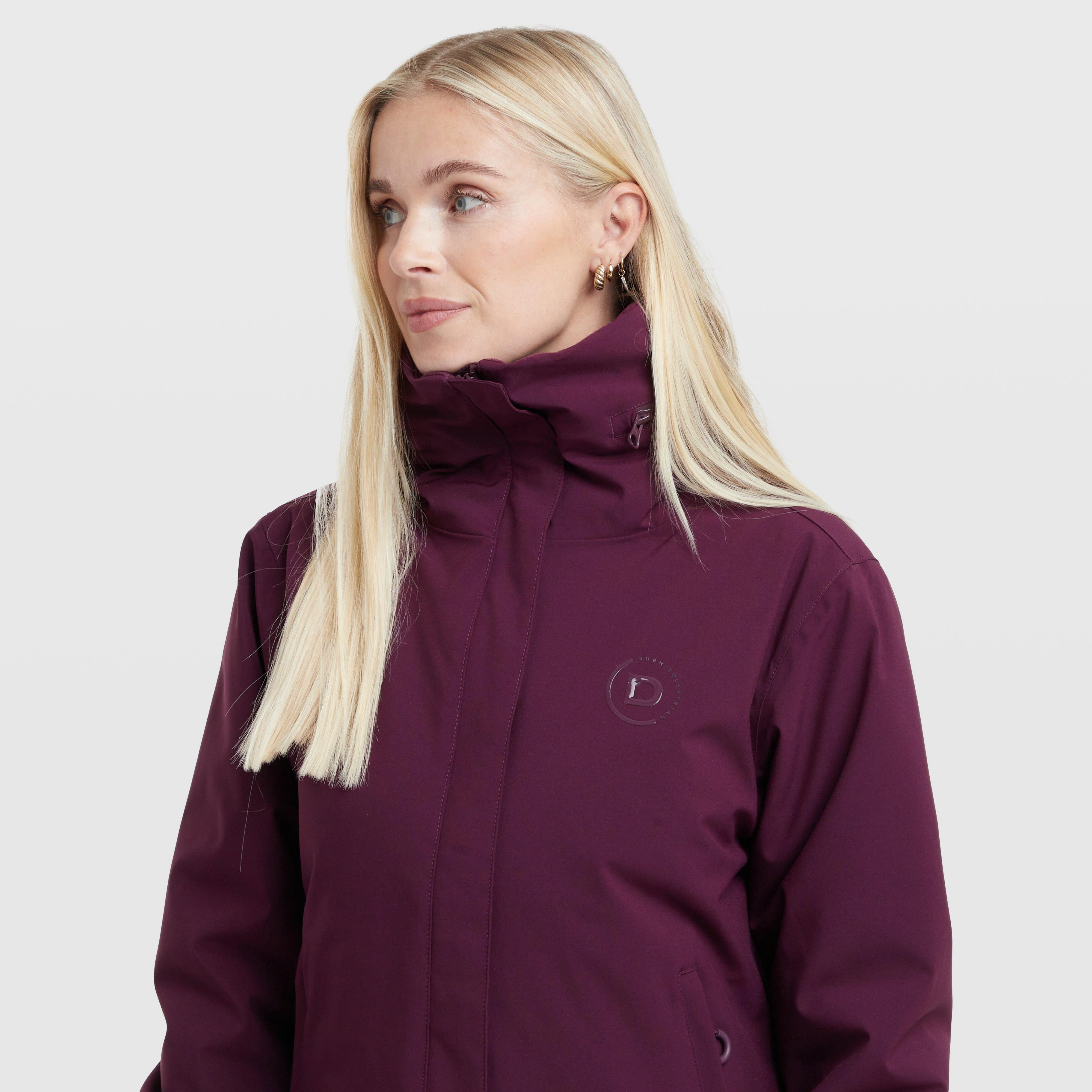 Women's Everyday Waterproof Jacket Purple - Image 9