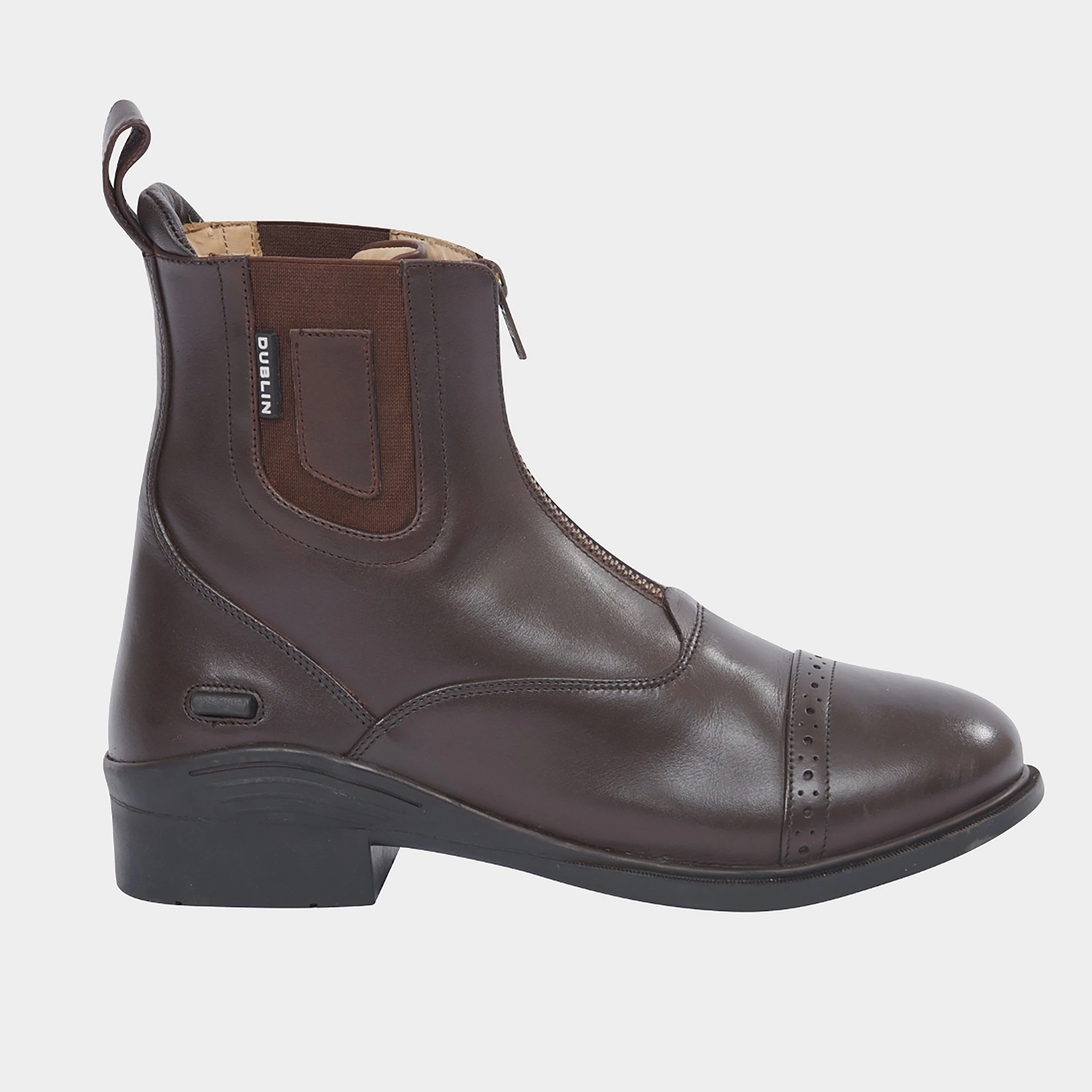 Womens Evolution Zip Paddock Boots Brown - Image 5