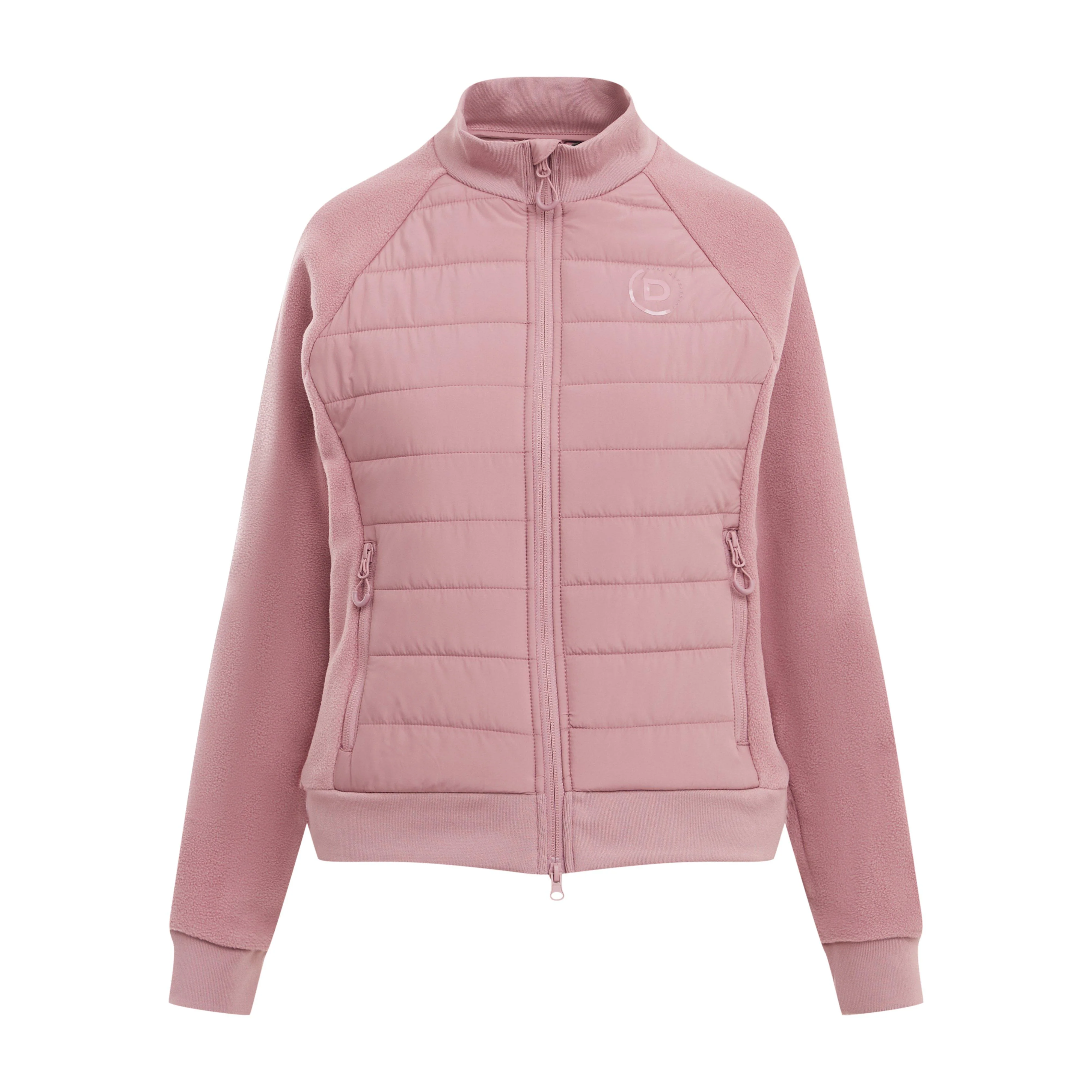 Womens Insulated Hybrid Jacket Dusty Rose - Image 7