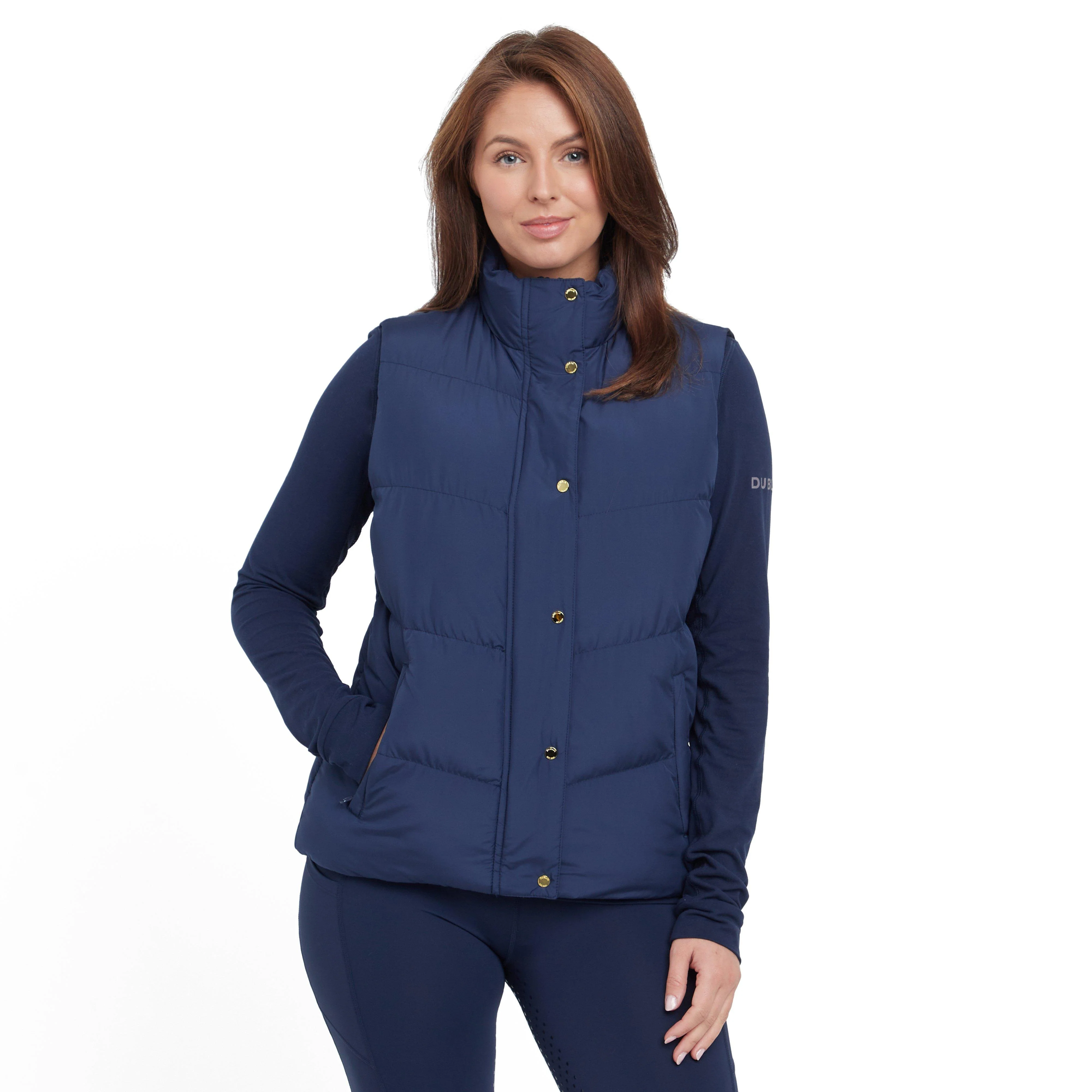 Womens Patrice Puffer Vest Naval Academy - Image 9