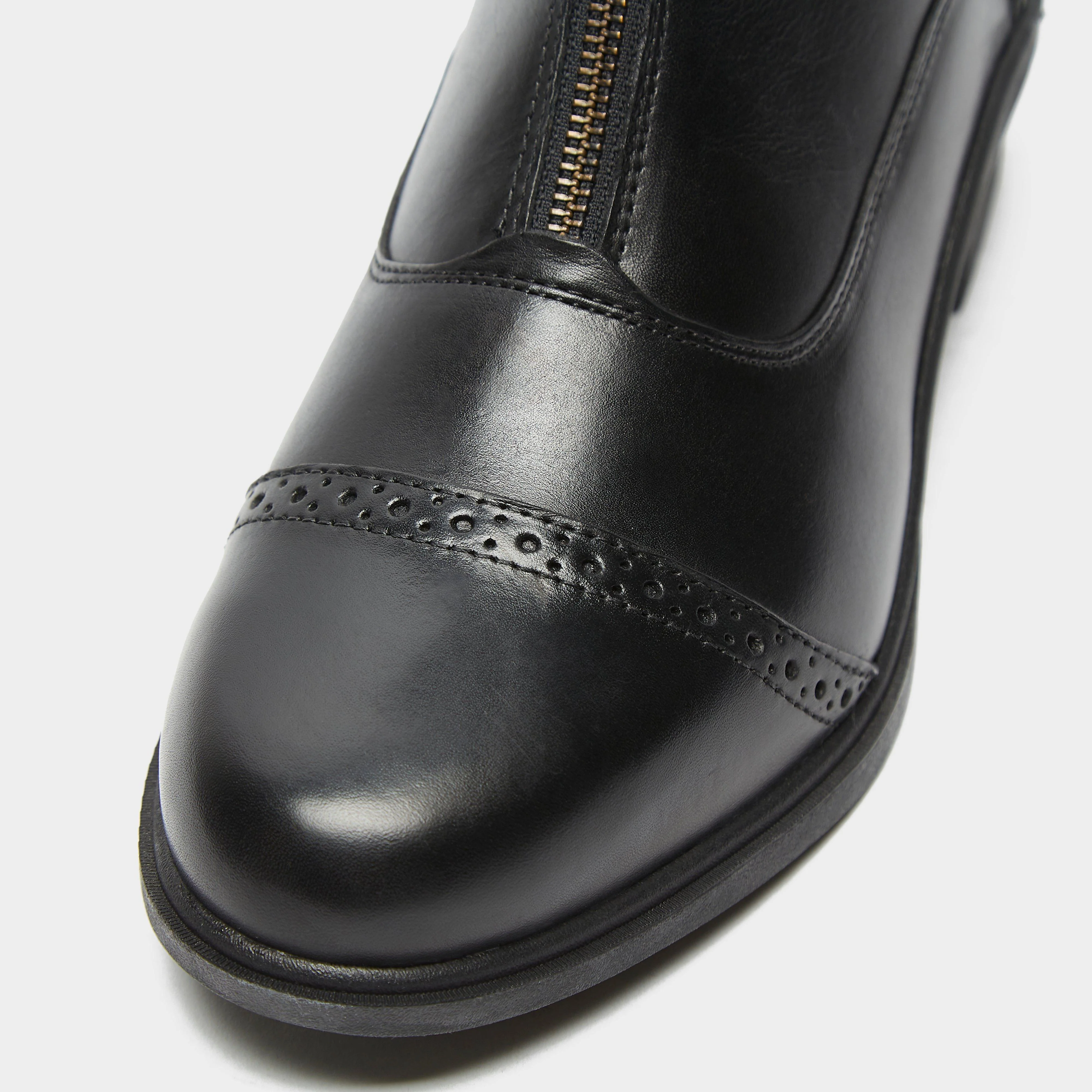 Womens Rapture Zip Paddock Boots Black - Image 12
