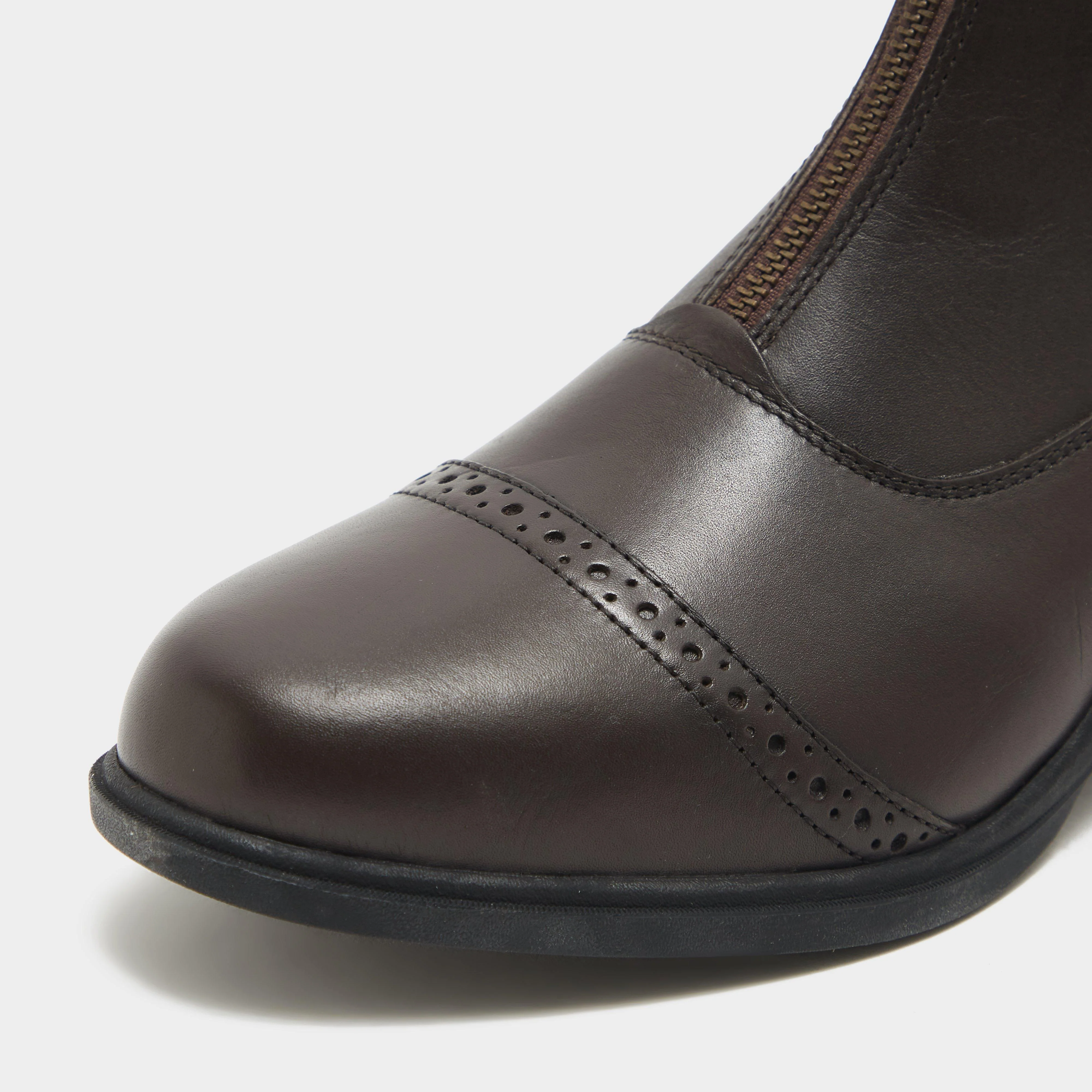 Womens Rapture Zip Paddock Boots Brown - Image 5