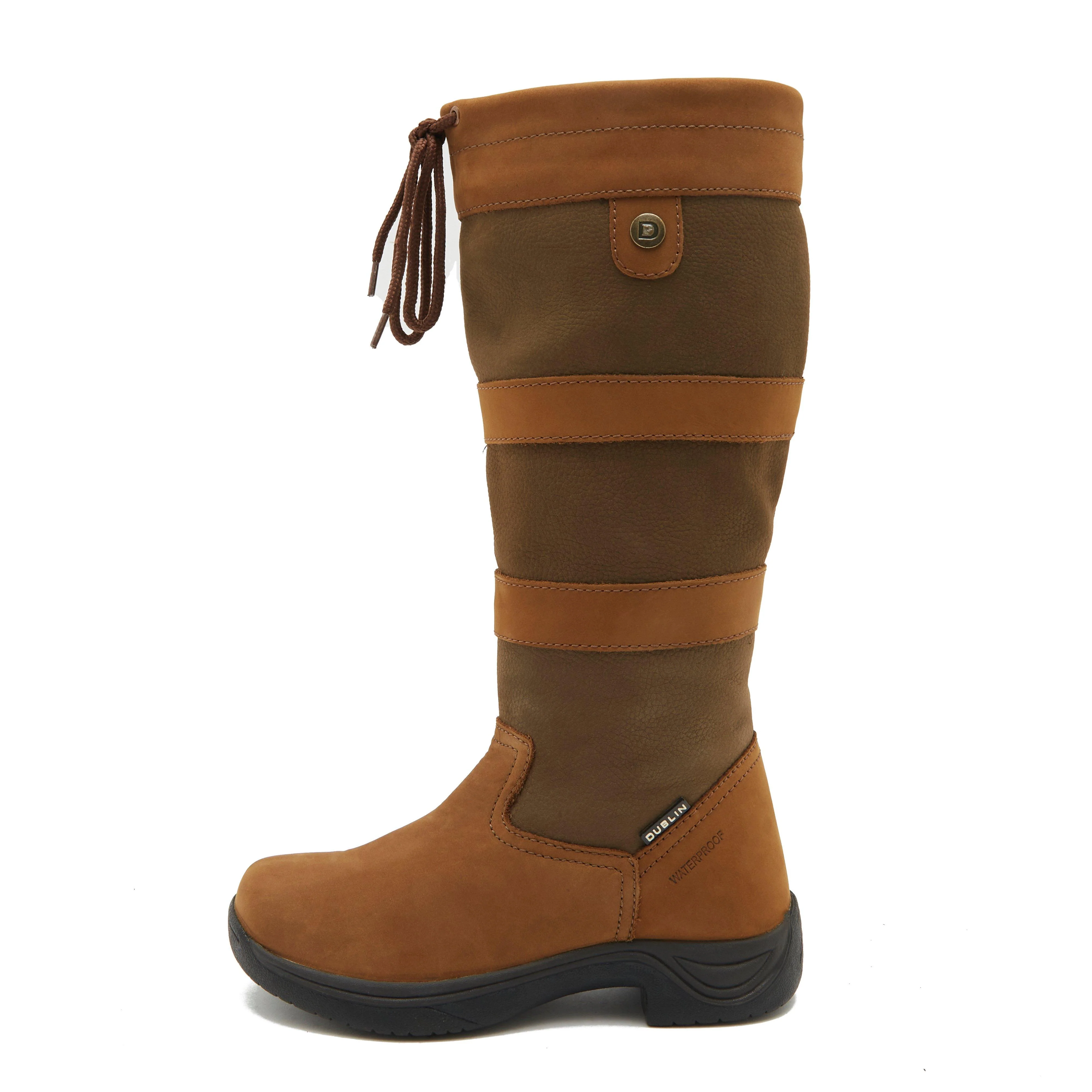 Womens River Boots III Dark Brown - Image 7
