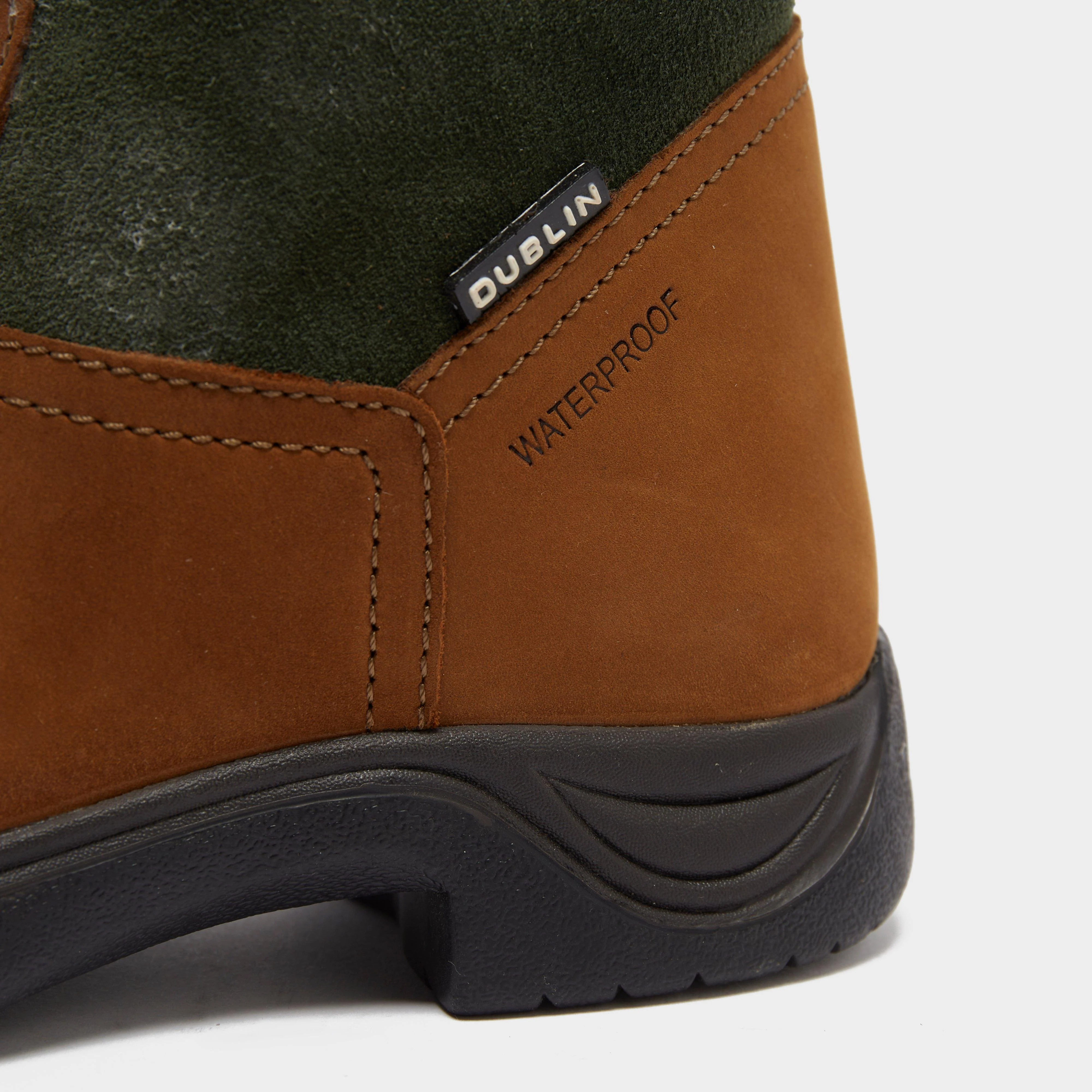Womens River Boots III Dark Brown/Green - Image 4