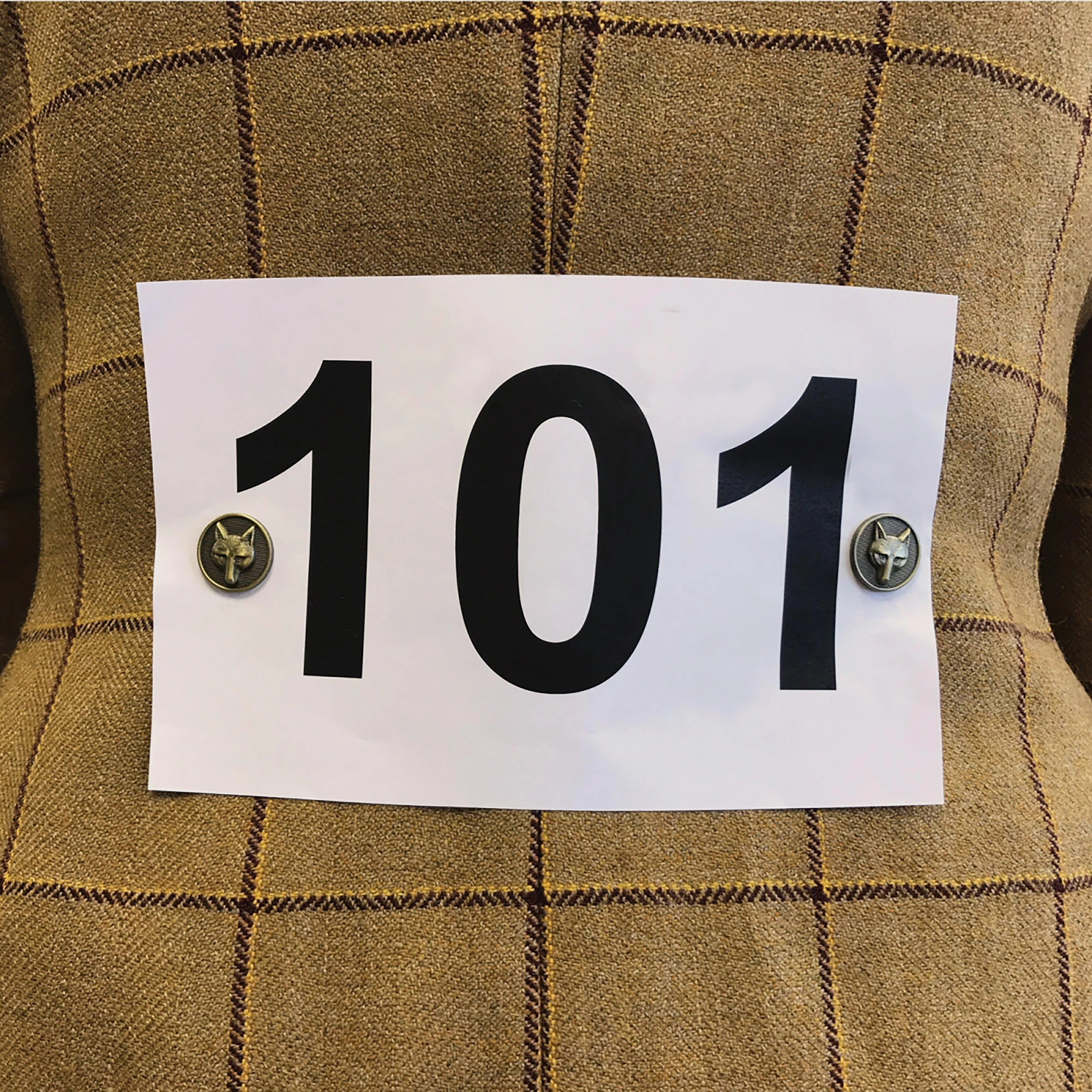 Foxhead Magnetic Competition Number Holders Gold - Image 2