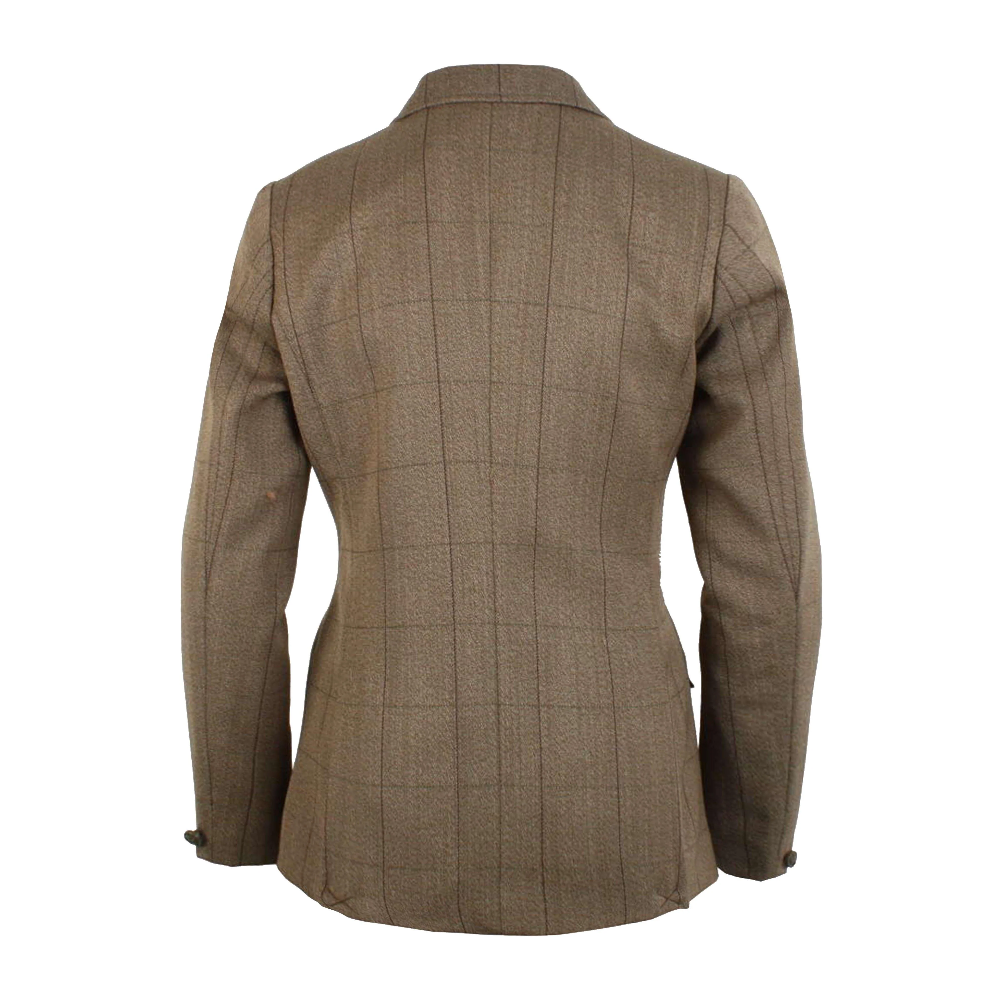 Junior Foxbury Tweed Riding Jacket Green - Image 2
