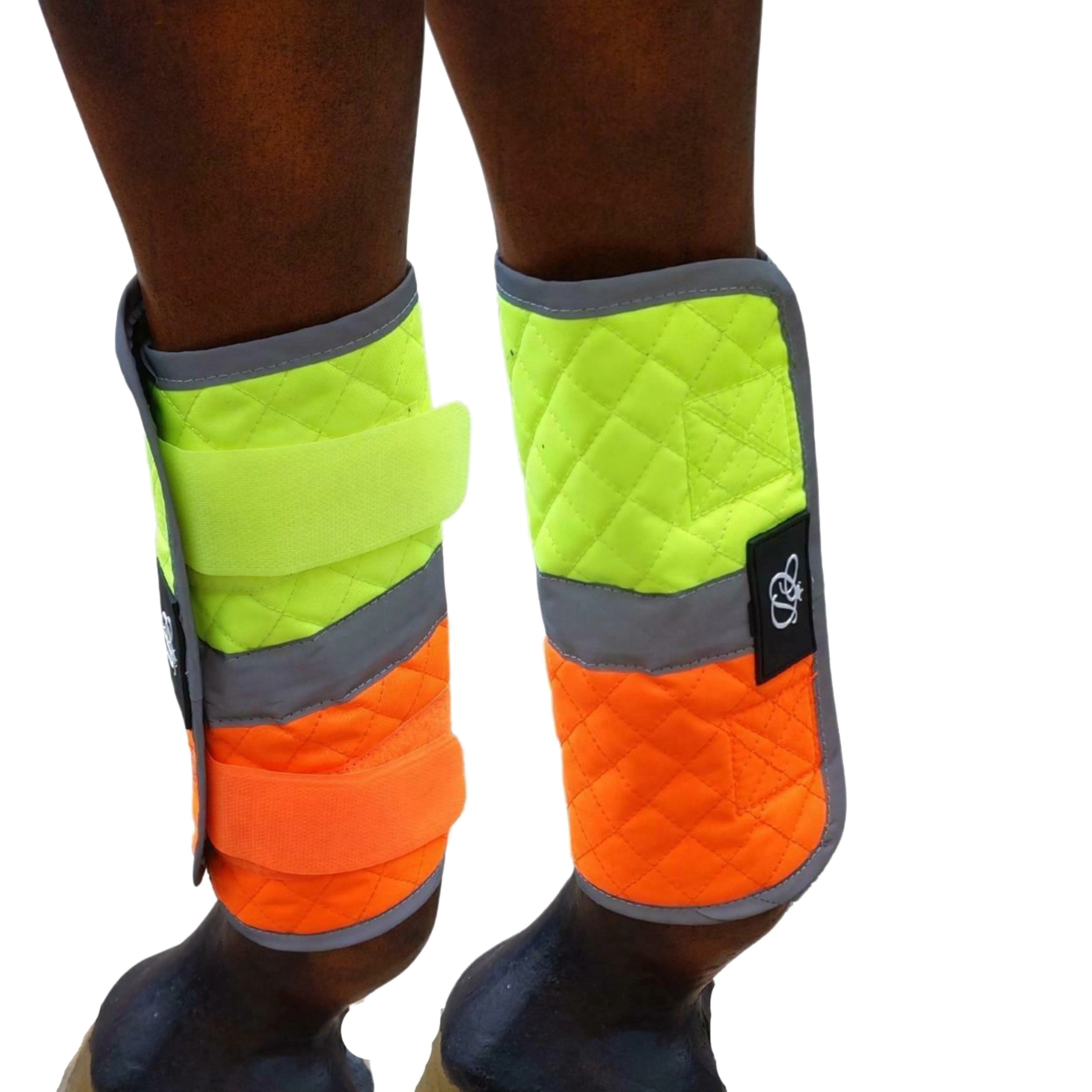 Charlotte Dujardin Multi-Coloured Horse Boots Yellow/Orange - Image 4