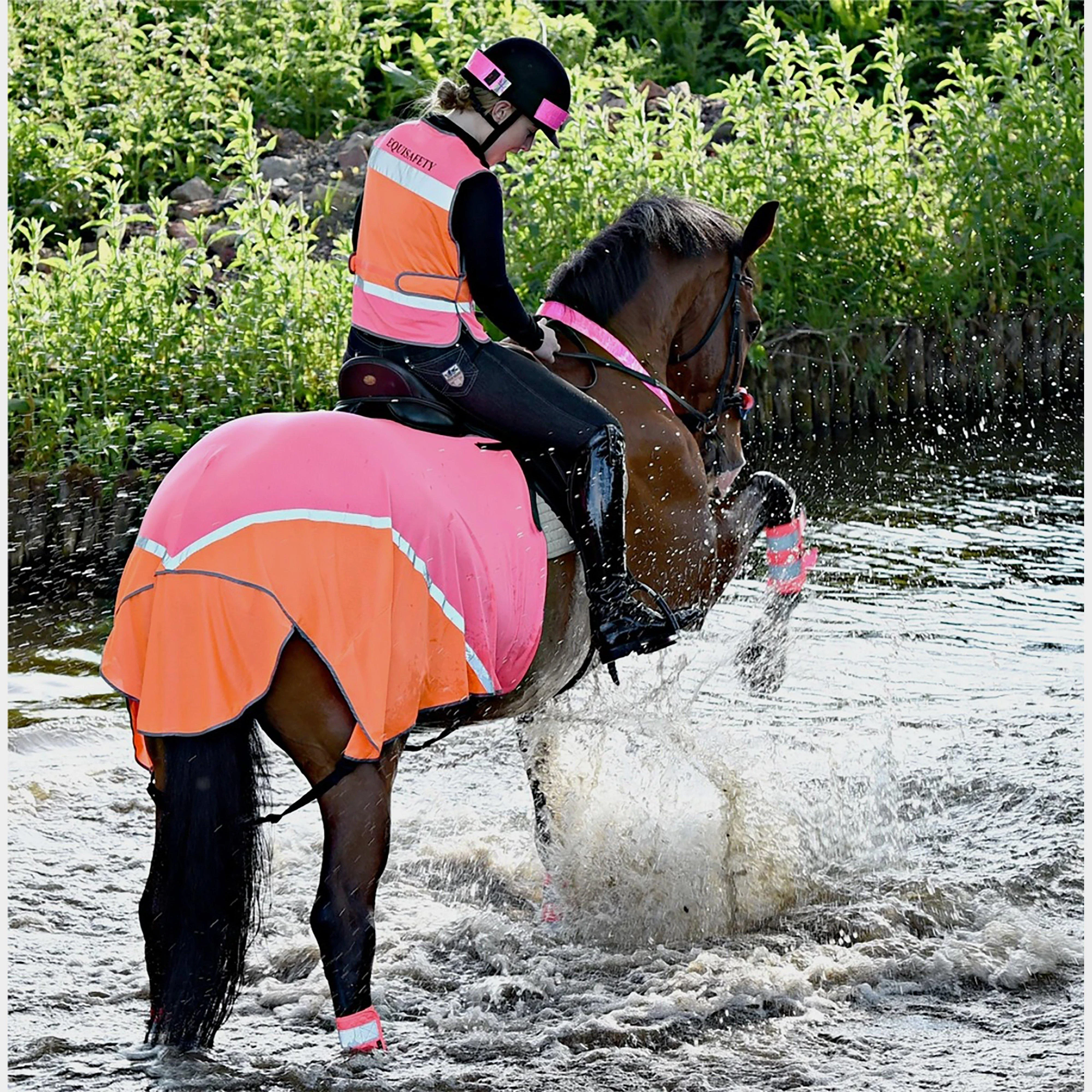 Charlotte Dujardin Multi-Coloured Quarter Sheet Pink/Orange - Image 2