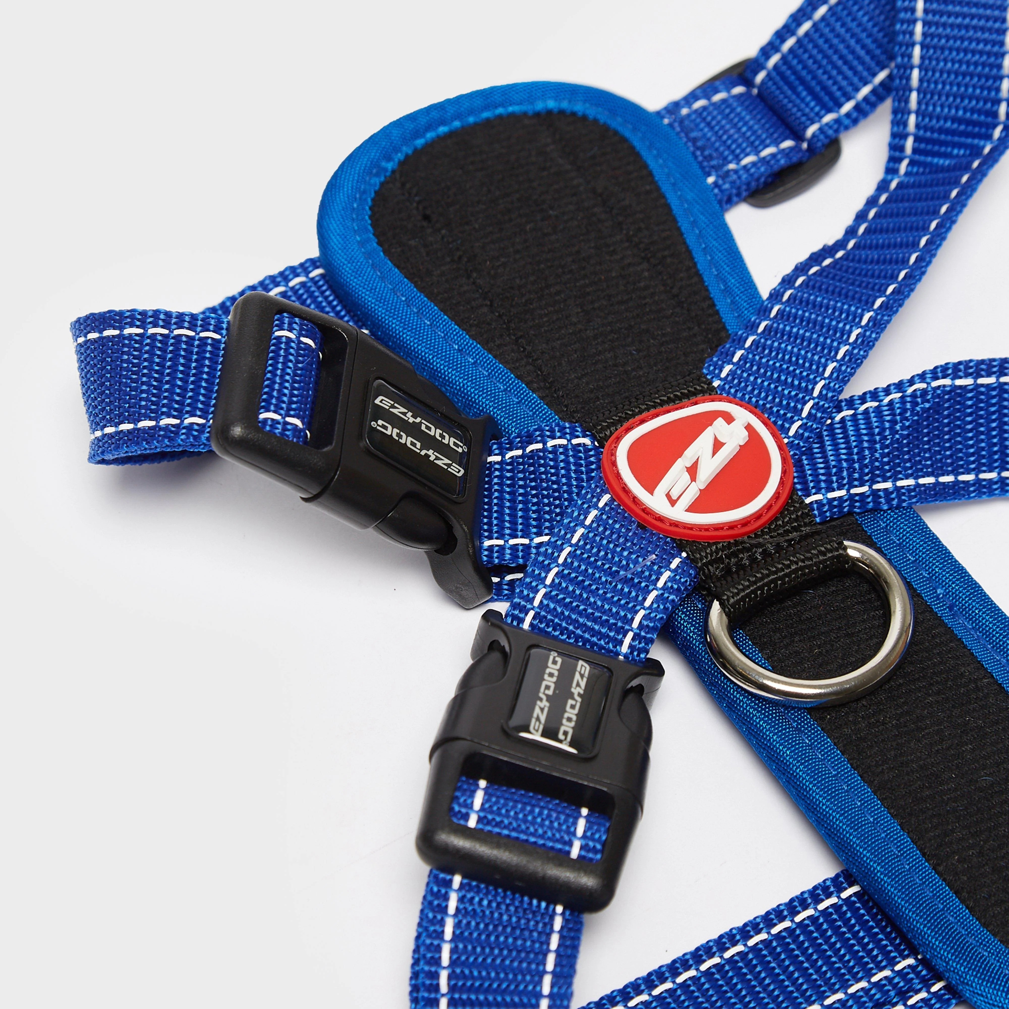 Chest Plate Dog Harness Blue Medium - Image 4