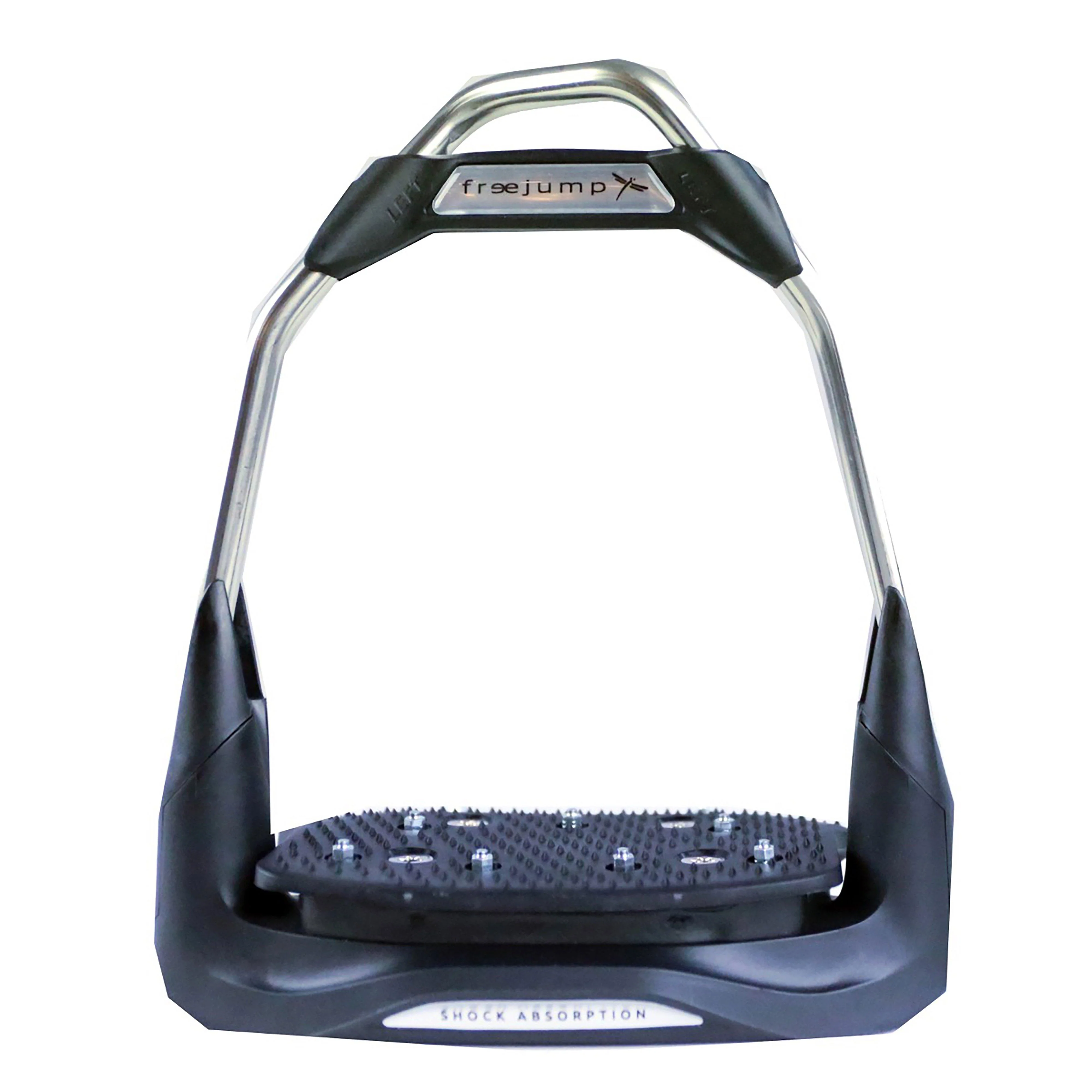 Adults AIR'S Inclined Grip Angled Eye Stirrups Black - Image 3