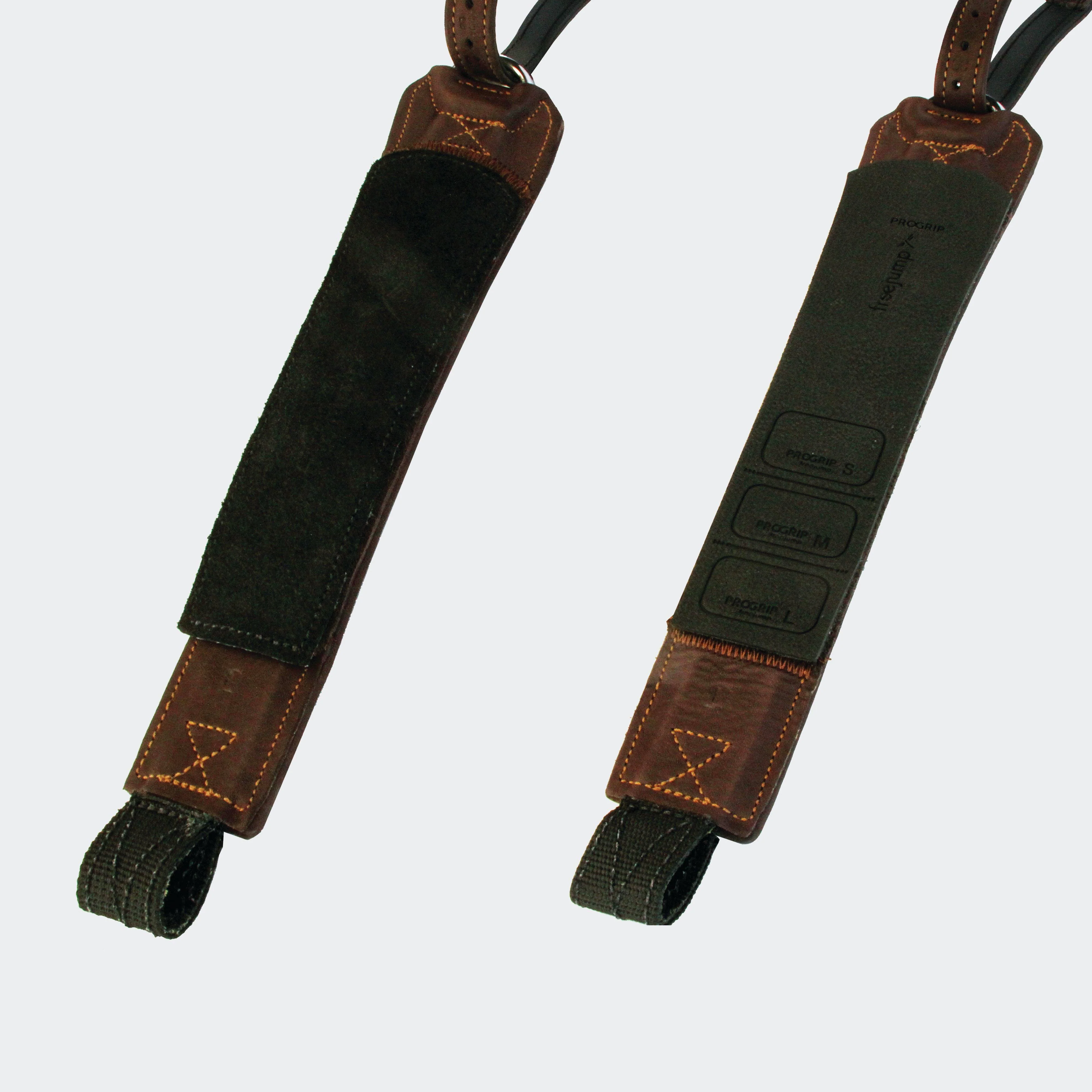 Pro Grip Stirrup Leathers Brown - Image 2