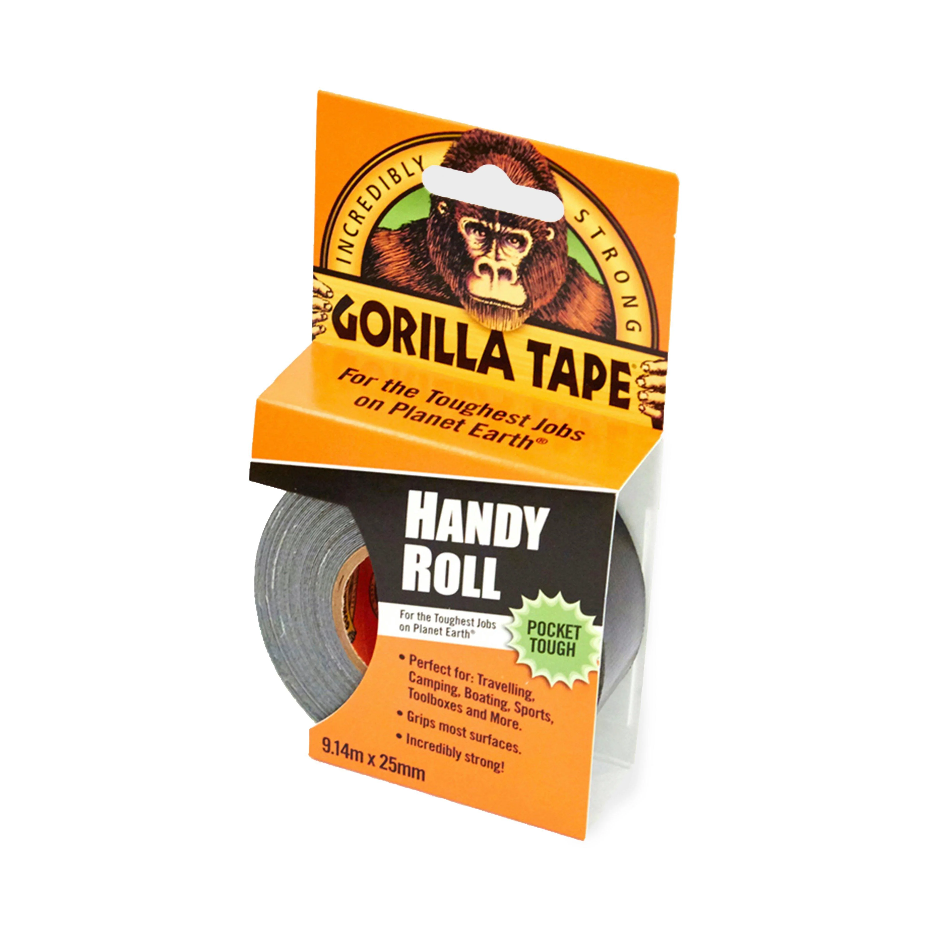 Handy Roll Tape Black 25mm x 9.1m - Image 2