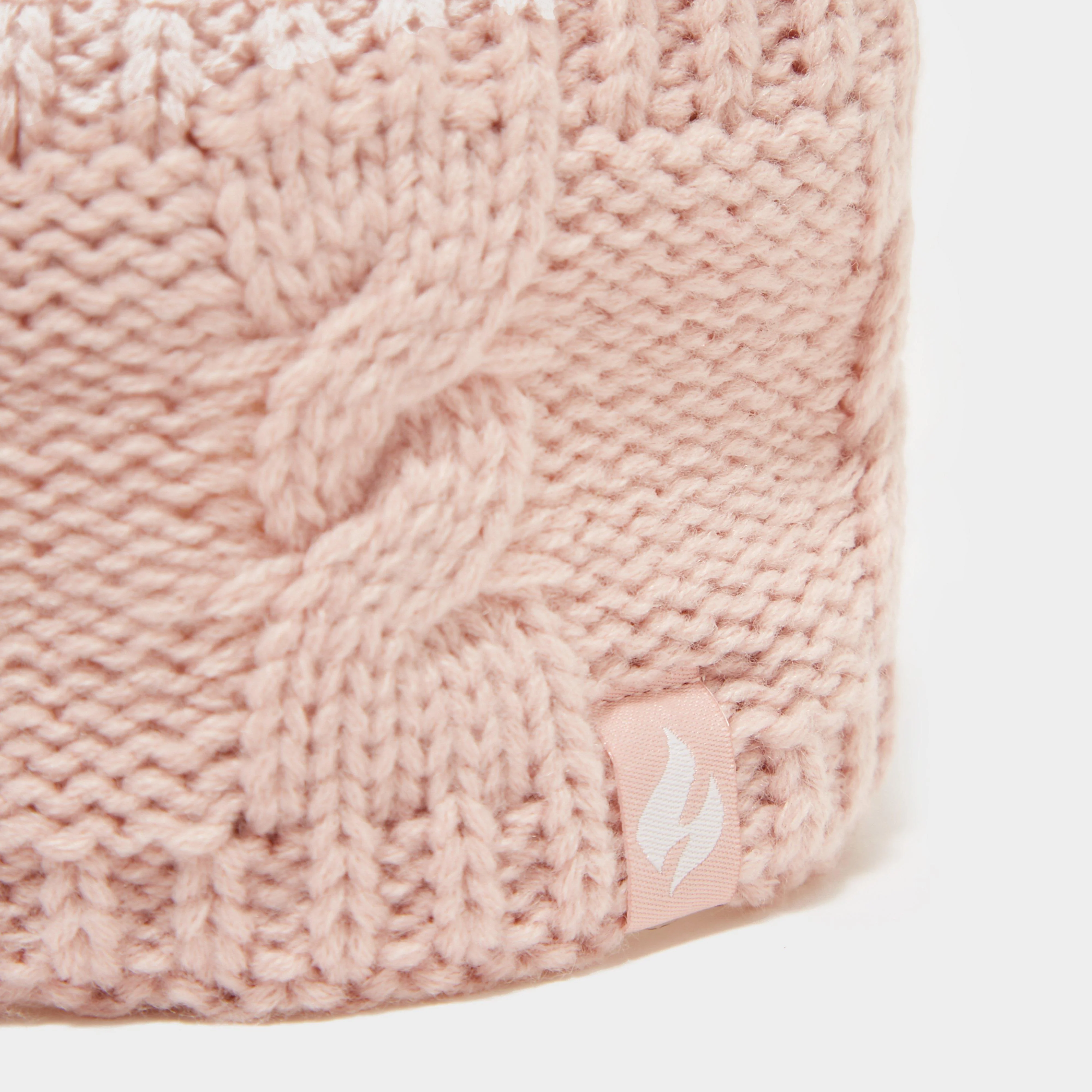 Alta Luxury Cable Knit Headband Pink - Image 3