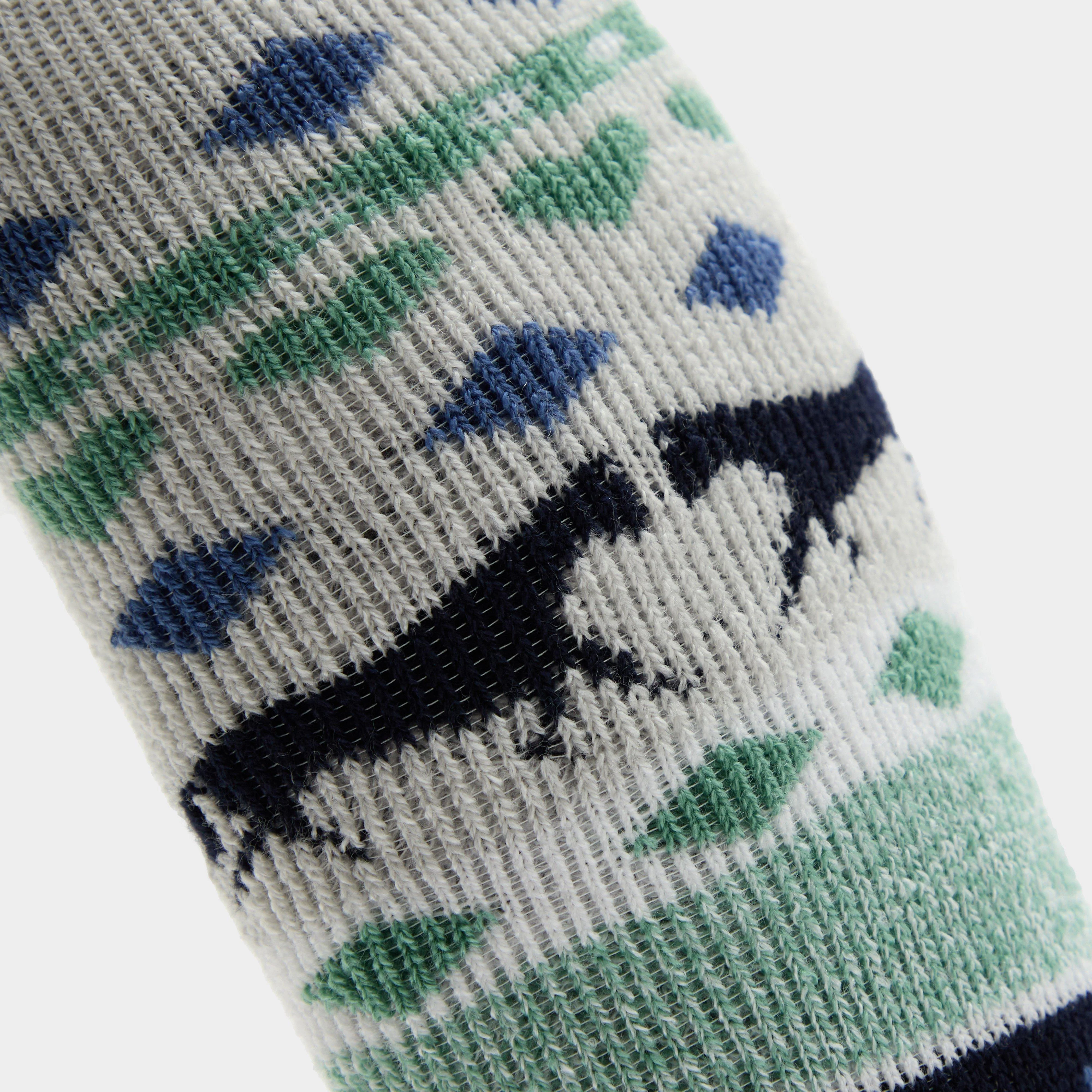 Kids Rosa Fairisle Socks Light Grey - Image 6