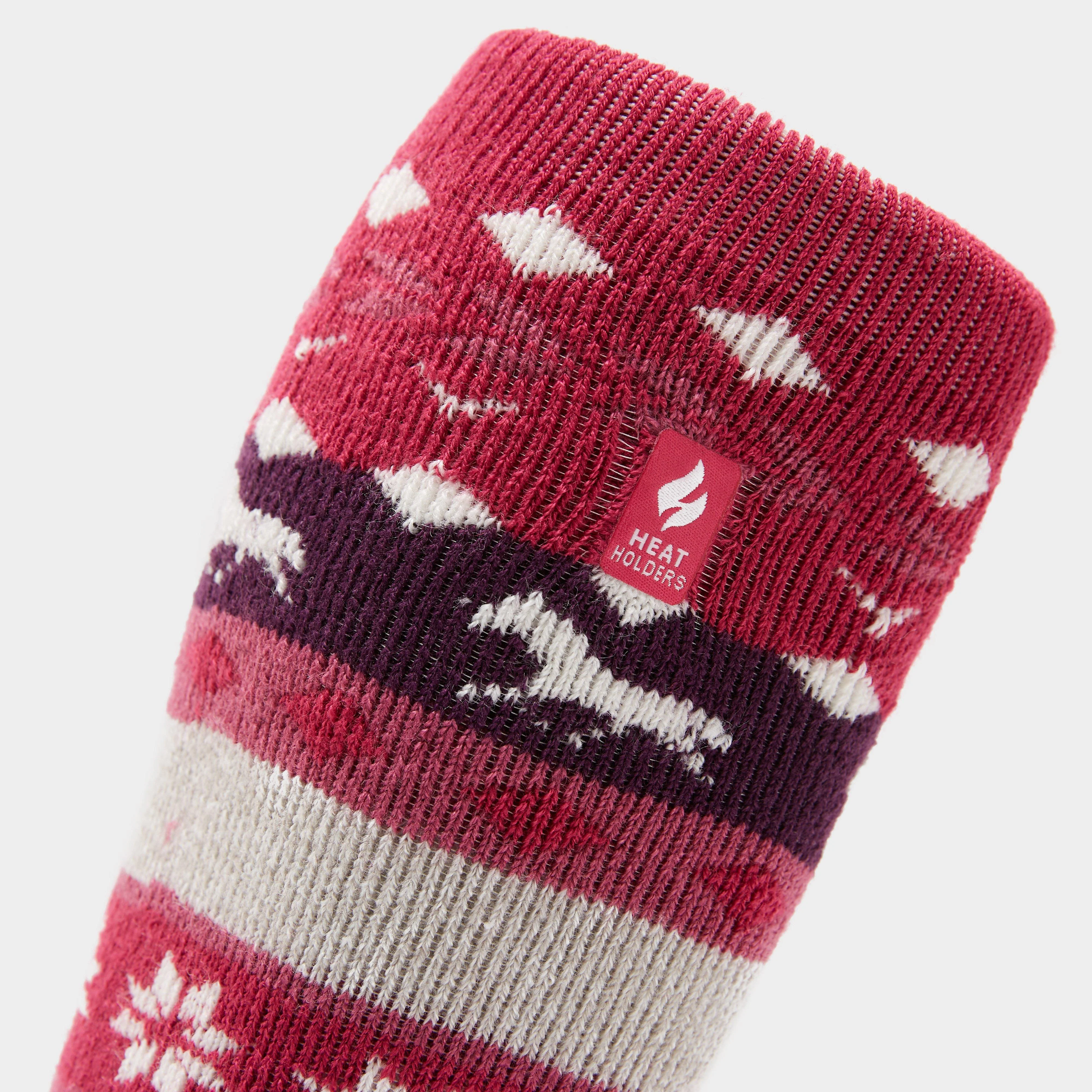Women's Horse Fairisle Lite Long Songs Windsor Pink - Image 4