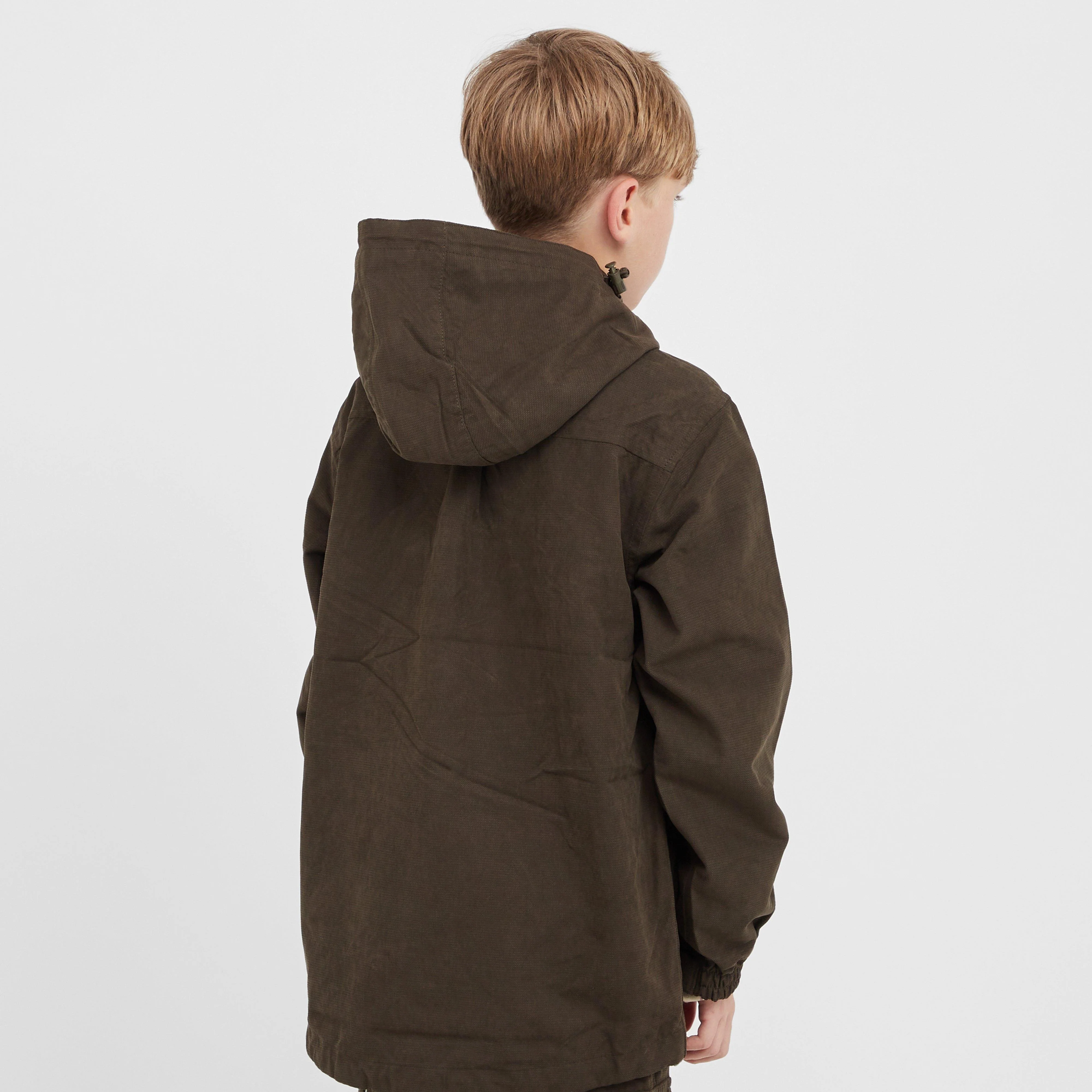 Kids Struther Smock Field Jacket Dark Green - Image 2