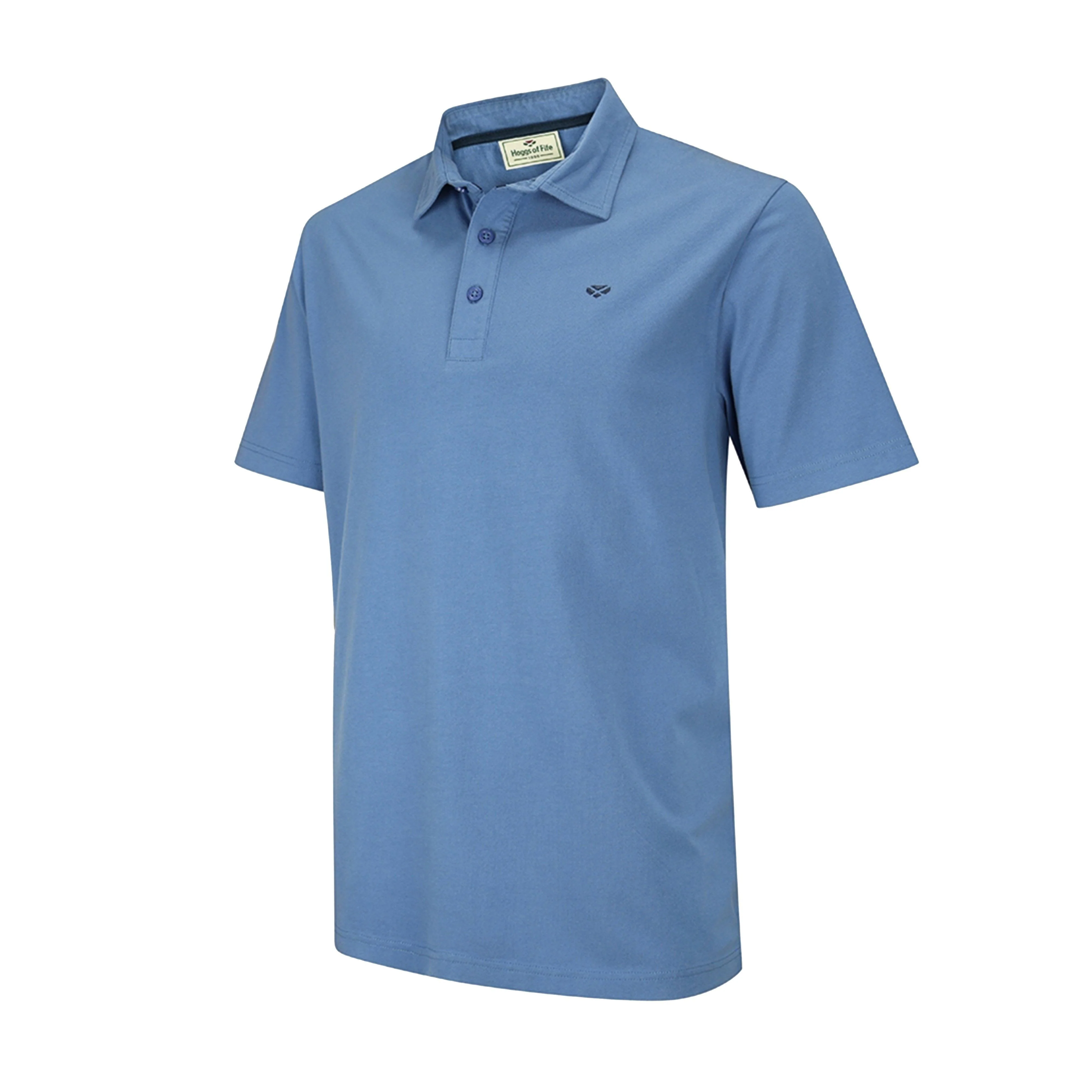 Mens Crail Jersey Polo Shirt Dutch Blue - Image 2