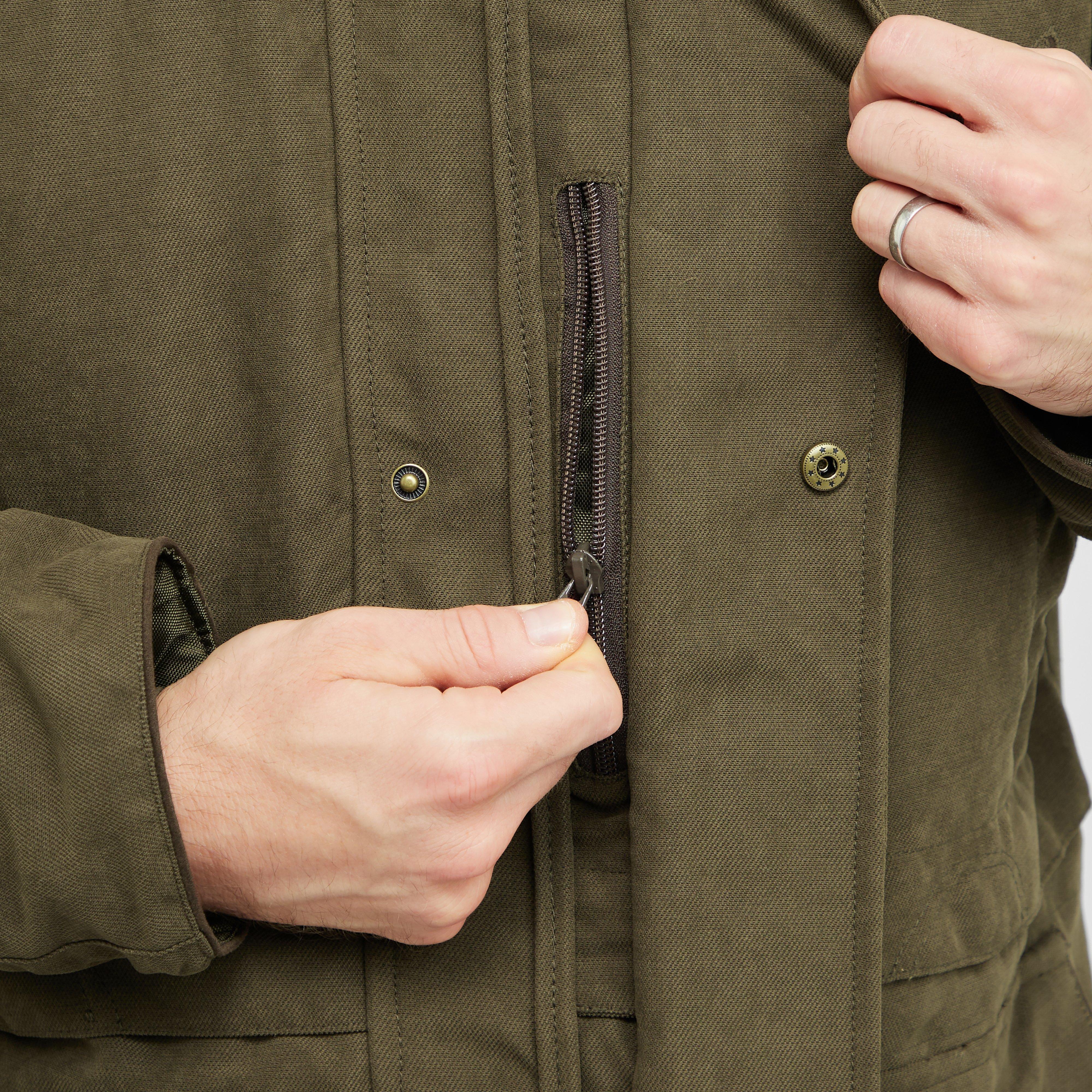 Mens Kincraig Waterproof Field Jacket Olive Green - Image 11