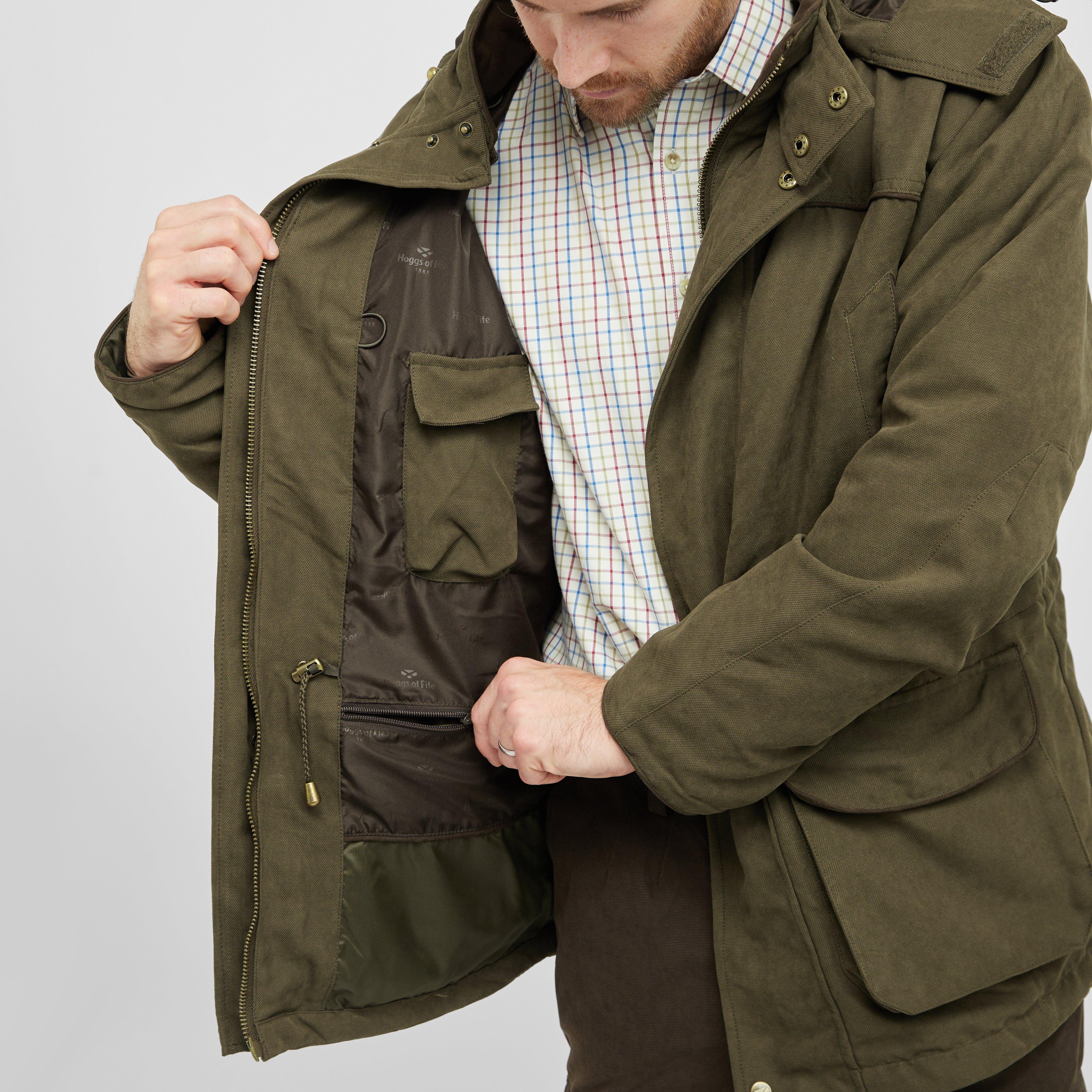 Mens Kincraig Waterproof Field Jacket Olive Green - Image 12